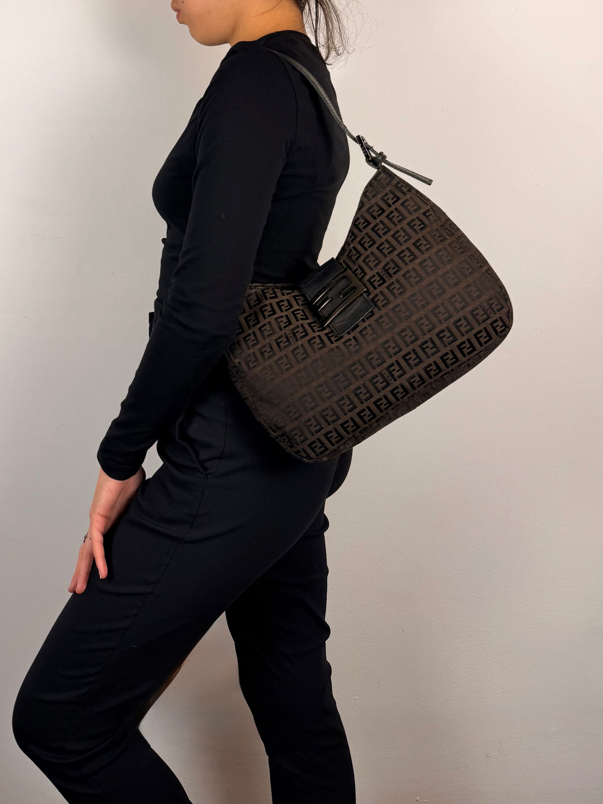 Fendi Monogram Hobo
