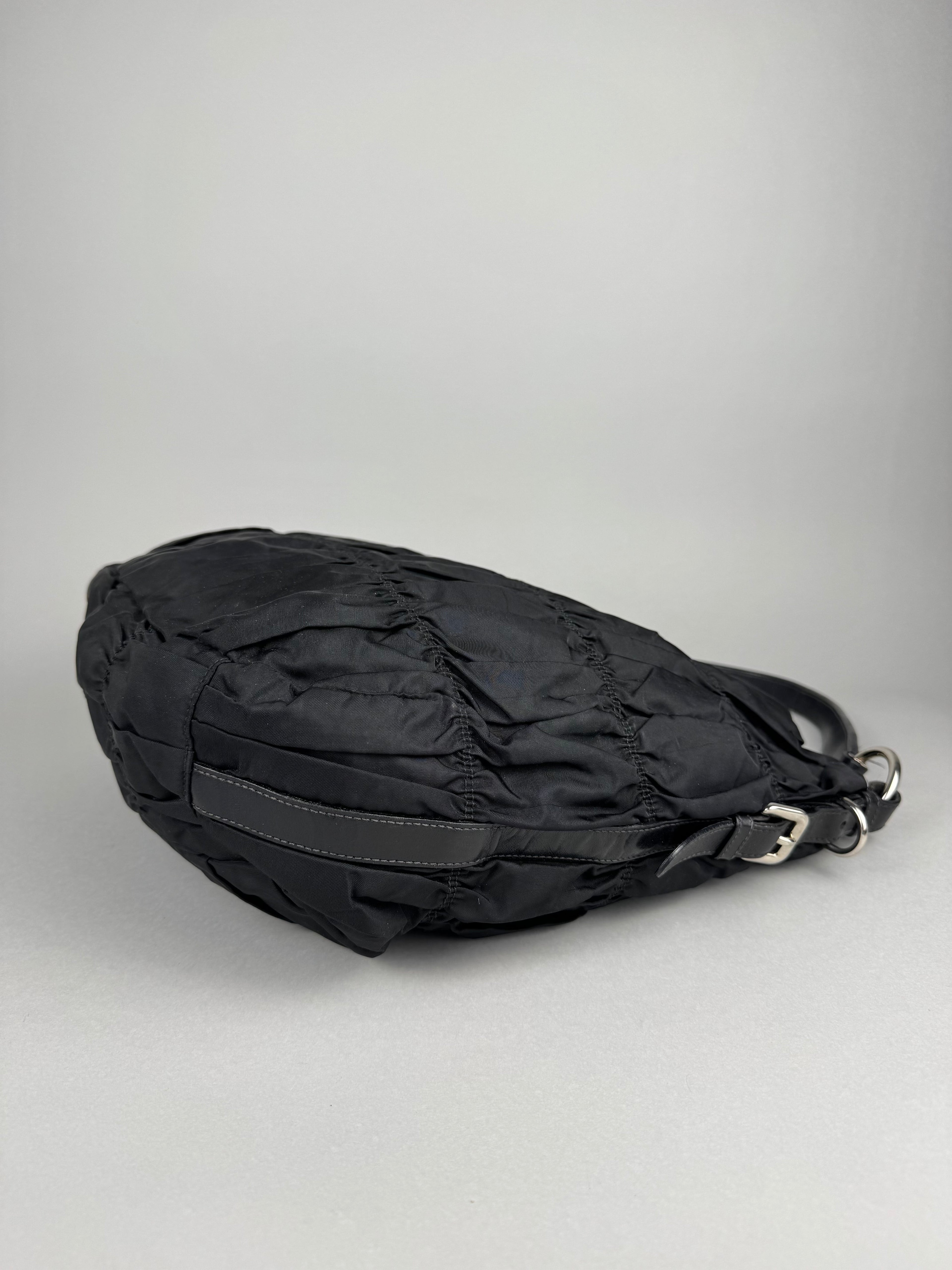 Prada Nappa Gaufre Black Nylon