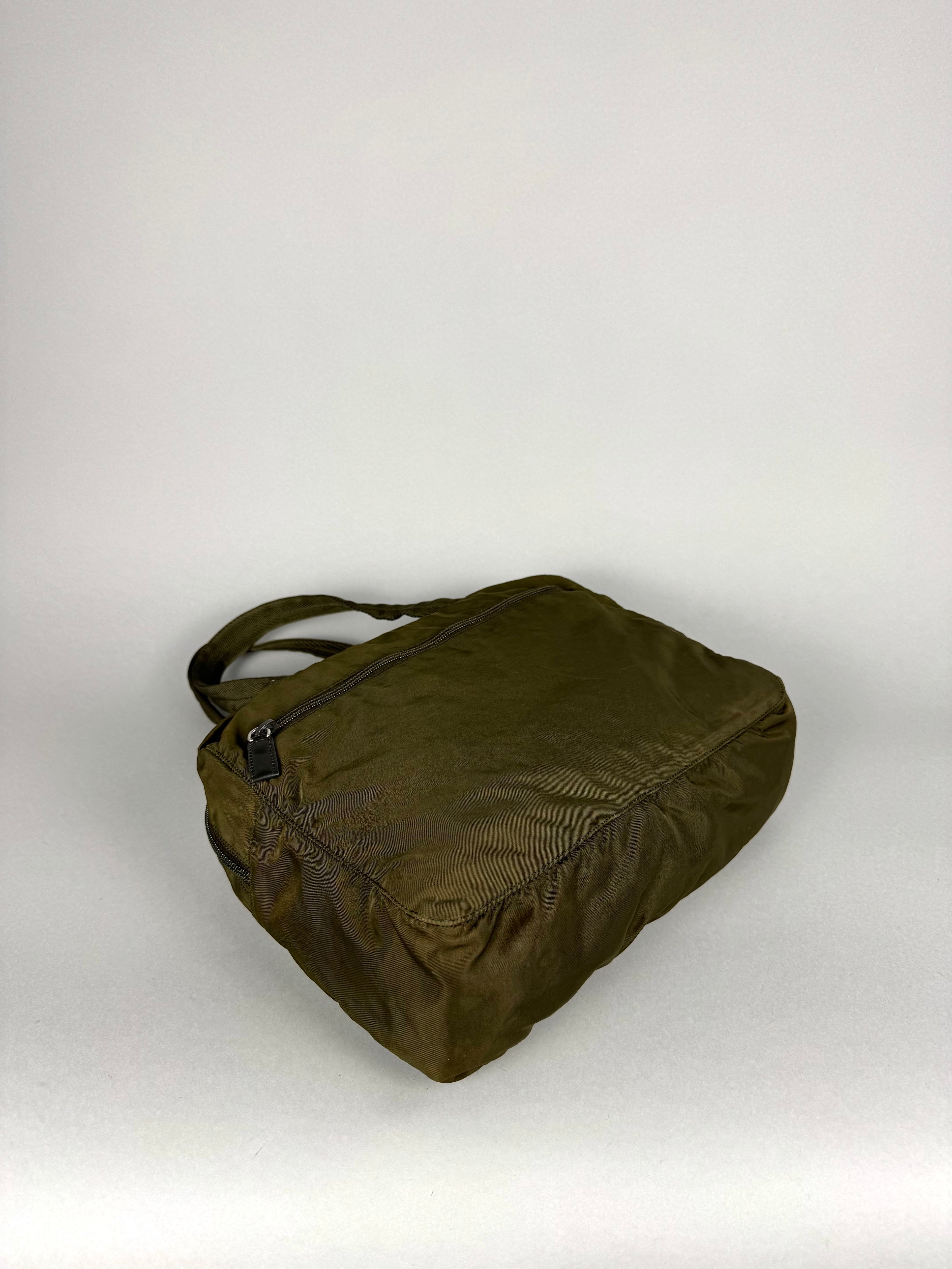 Prada Nylon Green Shoulder