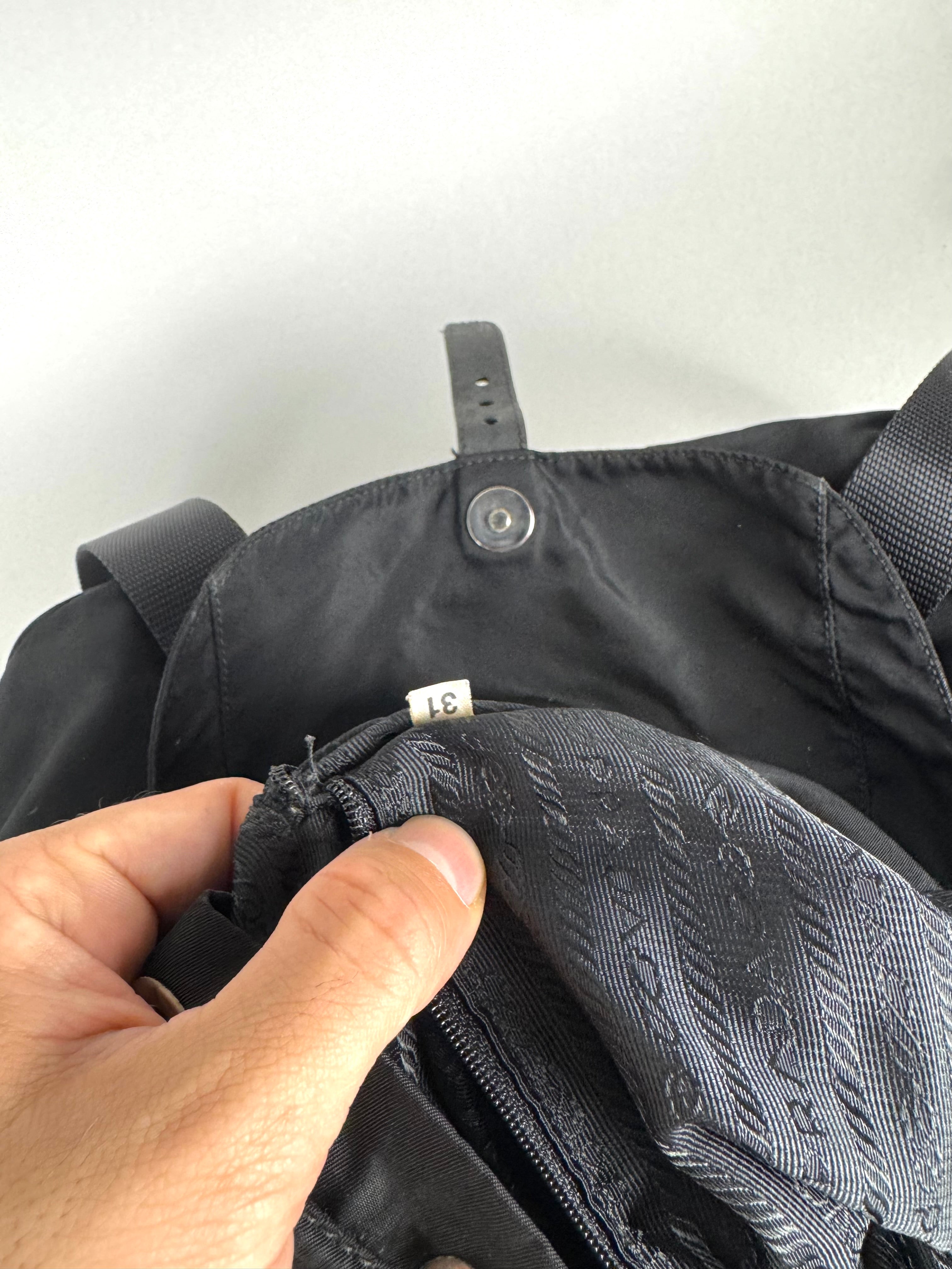 Prada Black Nylon Backpack Medium