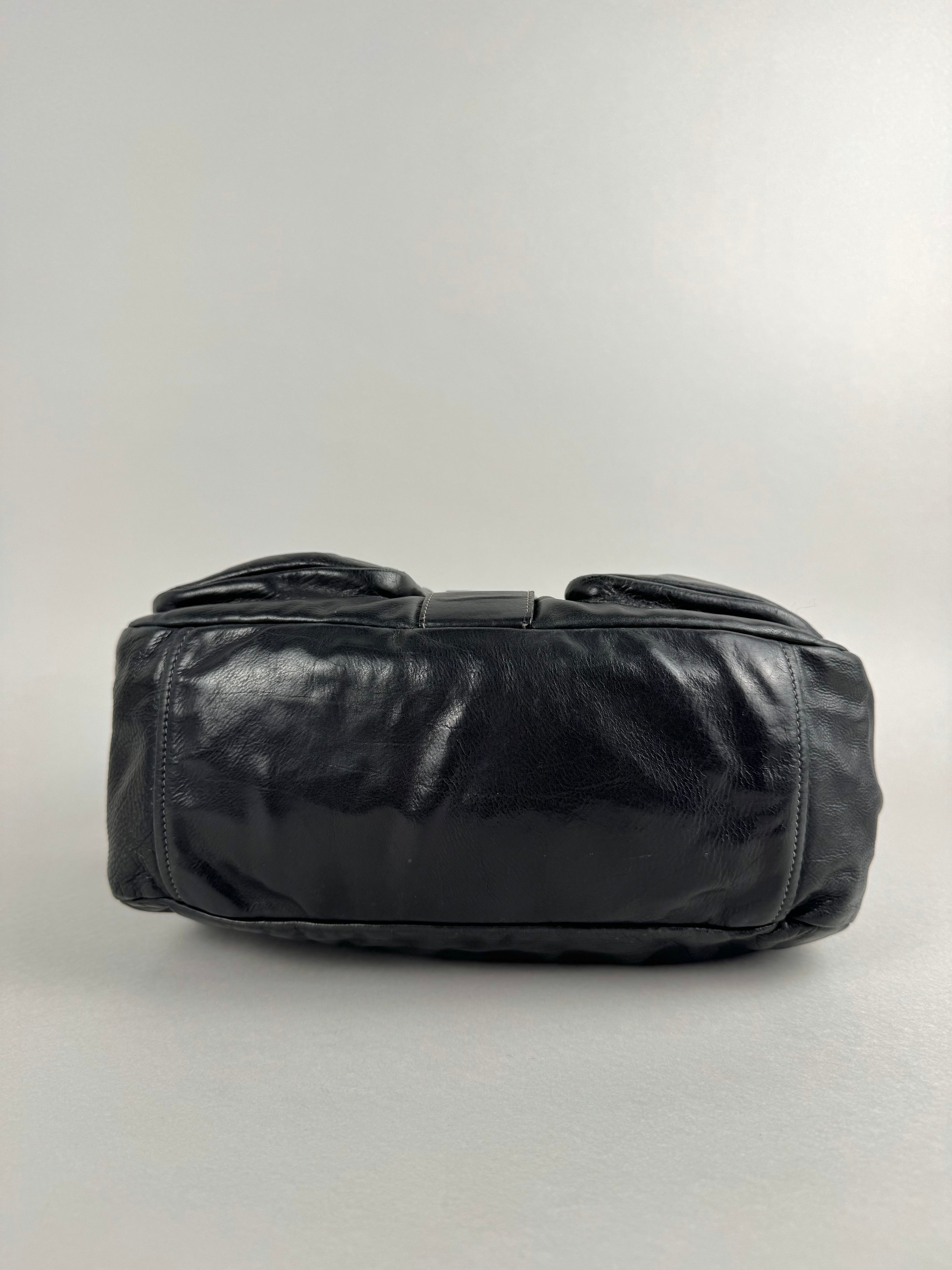 Prada Black Leather Shoulder