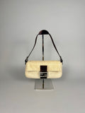 Fendi Monogram Baguette Linen Beige