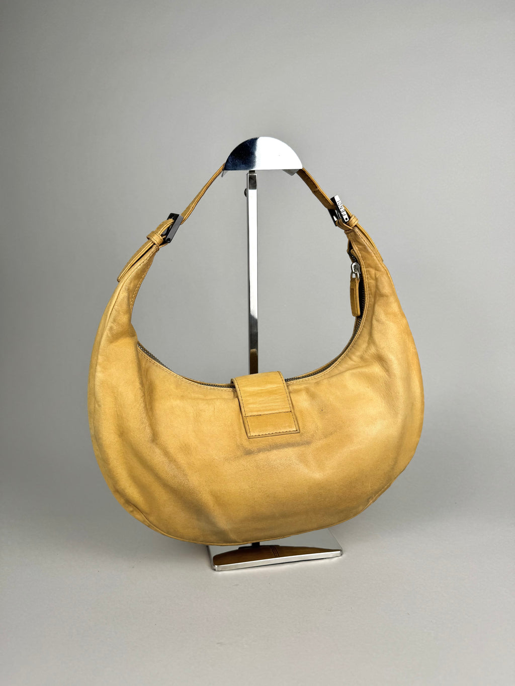 Fendi Croissant Lambskin Leather