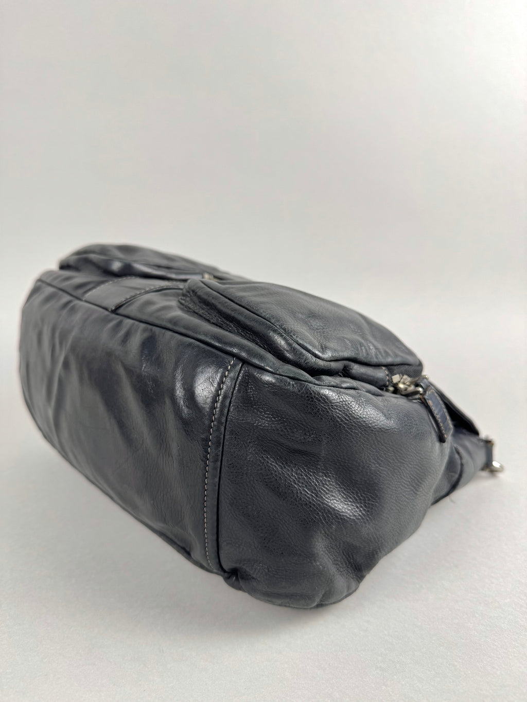 Prada Black Leather Shoulder