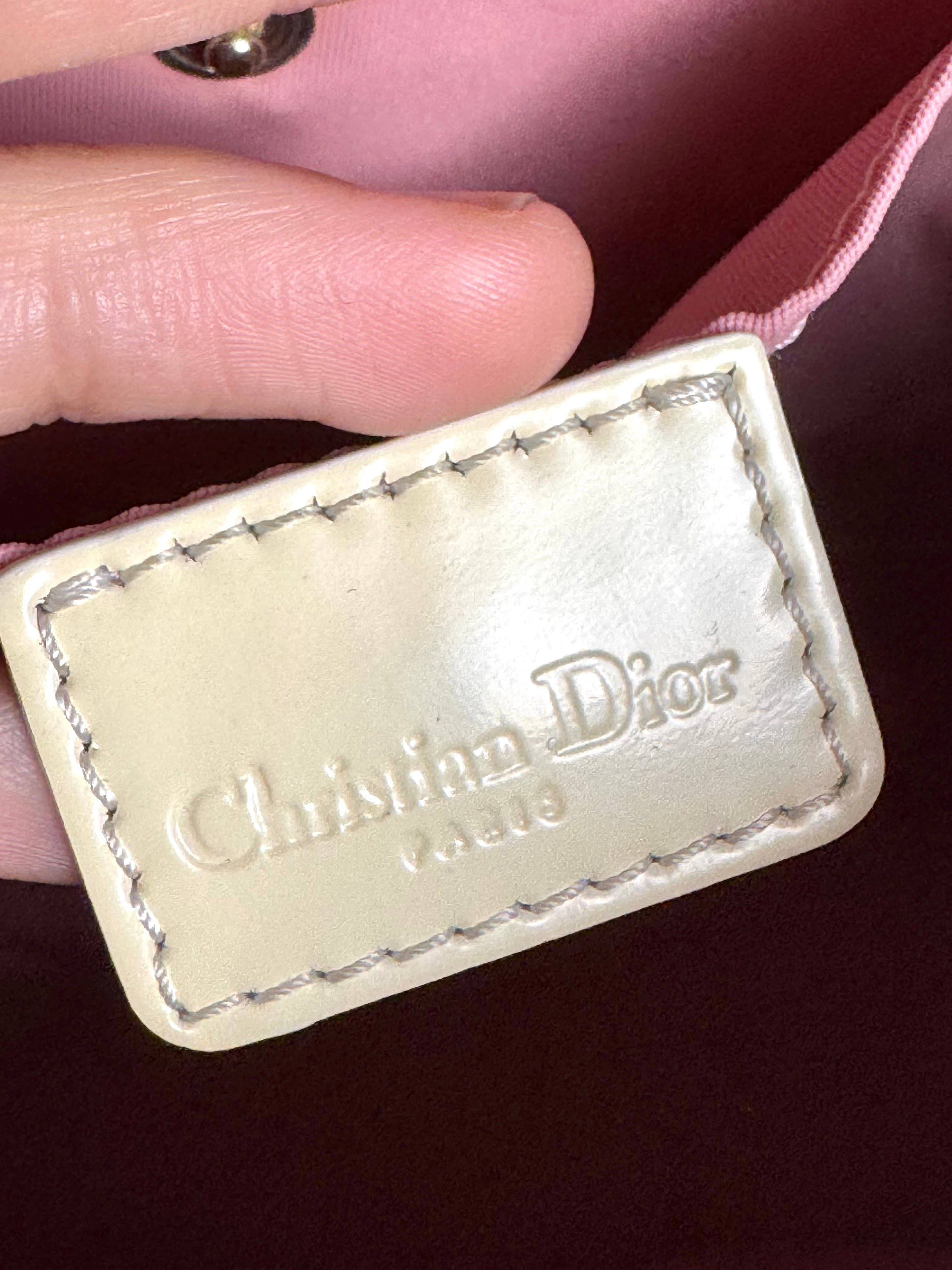 Christian Dior Girly Pink Monogram Trotter Crossbody