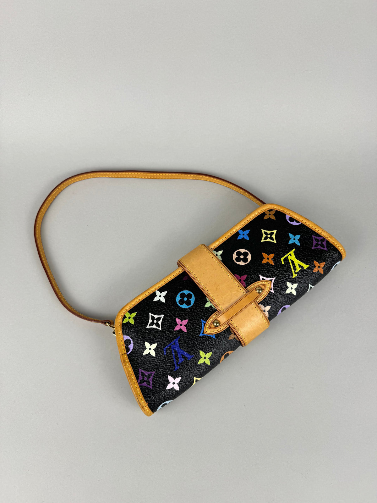Louis Vuitton Shirley Monogram Multicolor Black