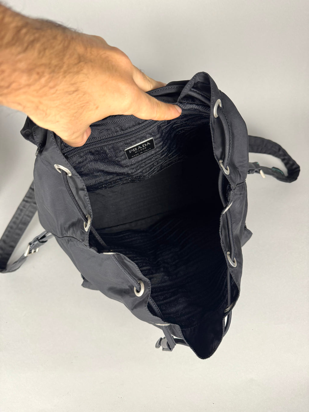 Prada Nylon Black Backpack Medium