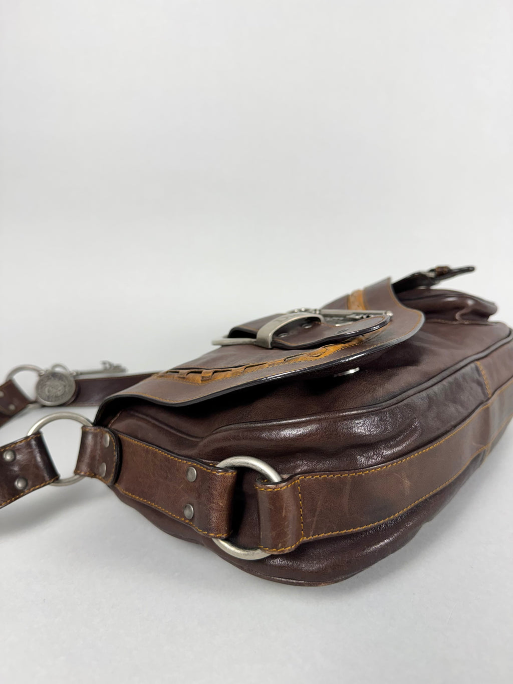 Christian Dior Gaucho Leather Brown