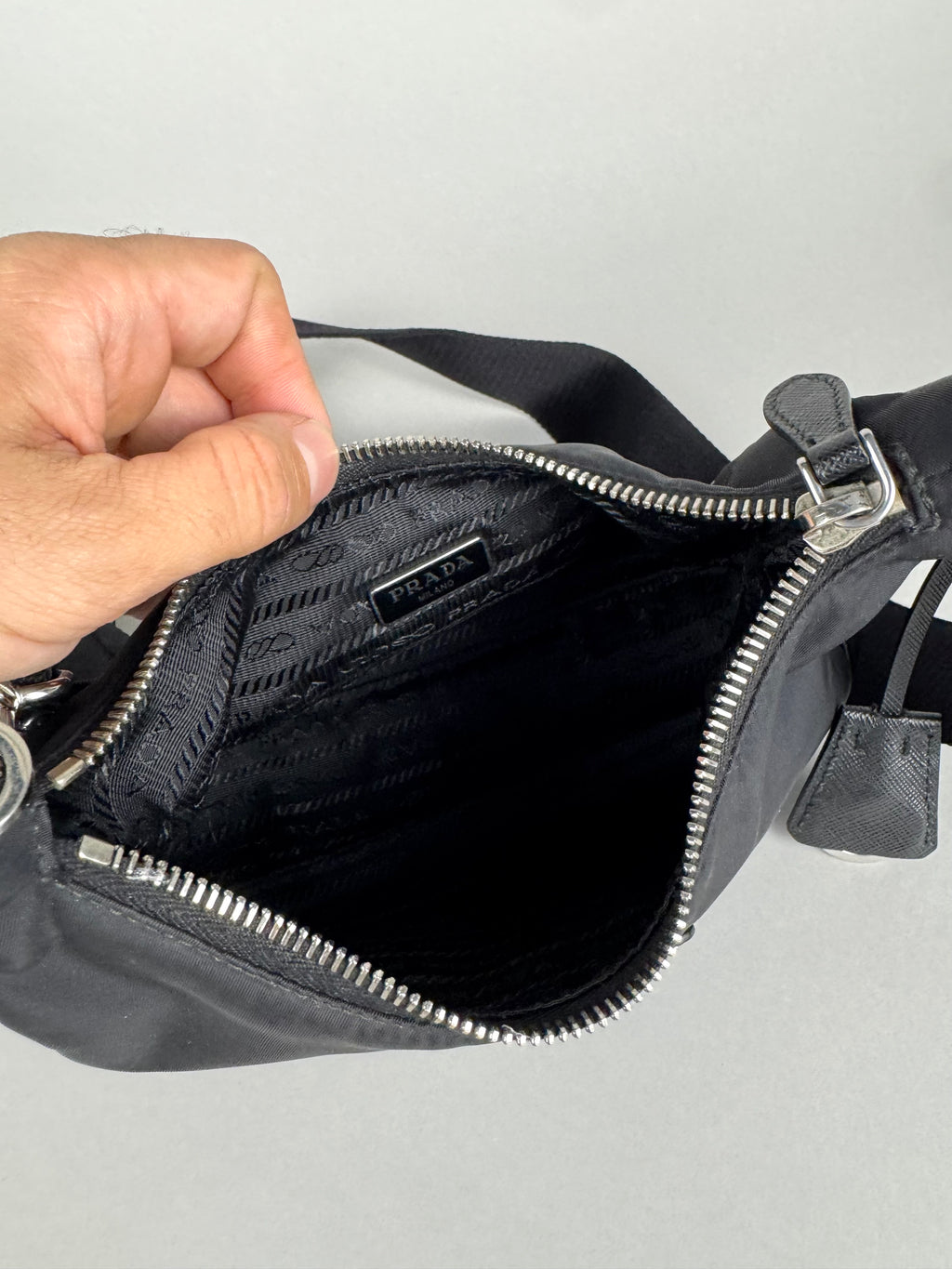 Prada Black Nylon Re-Edition 2005