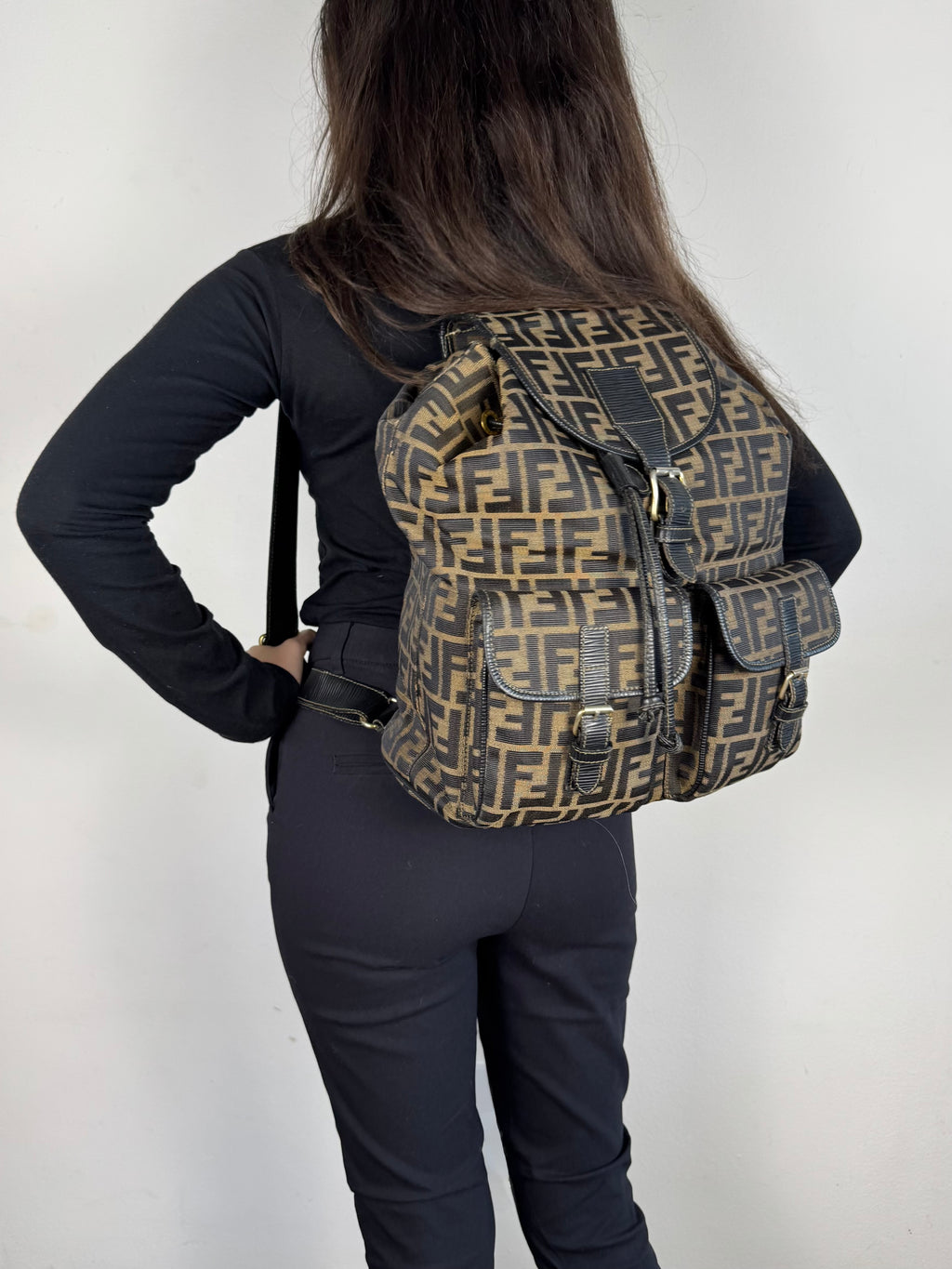 Fendi Monogram Zucca Backpack