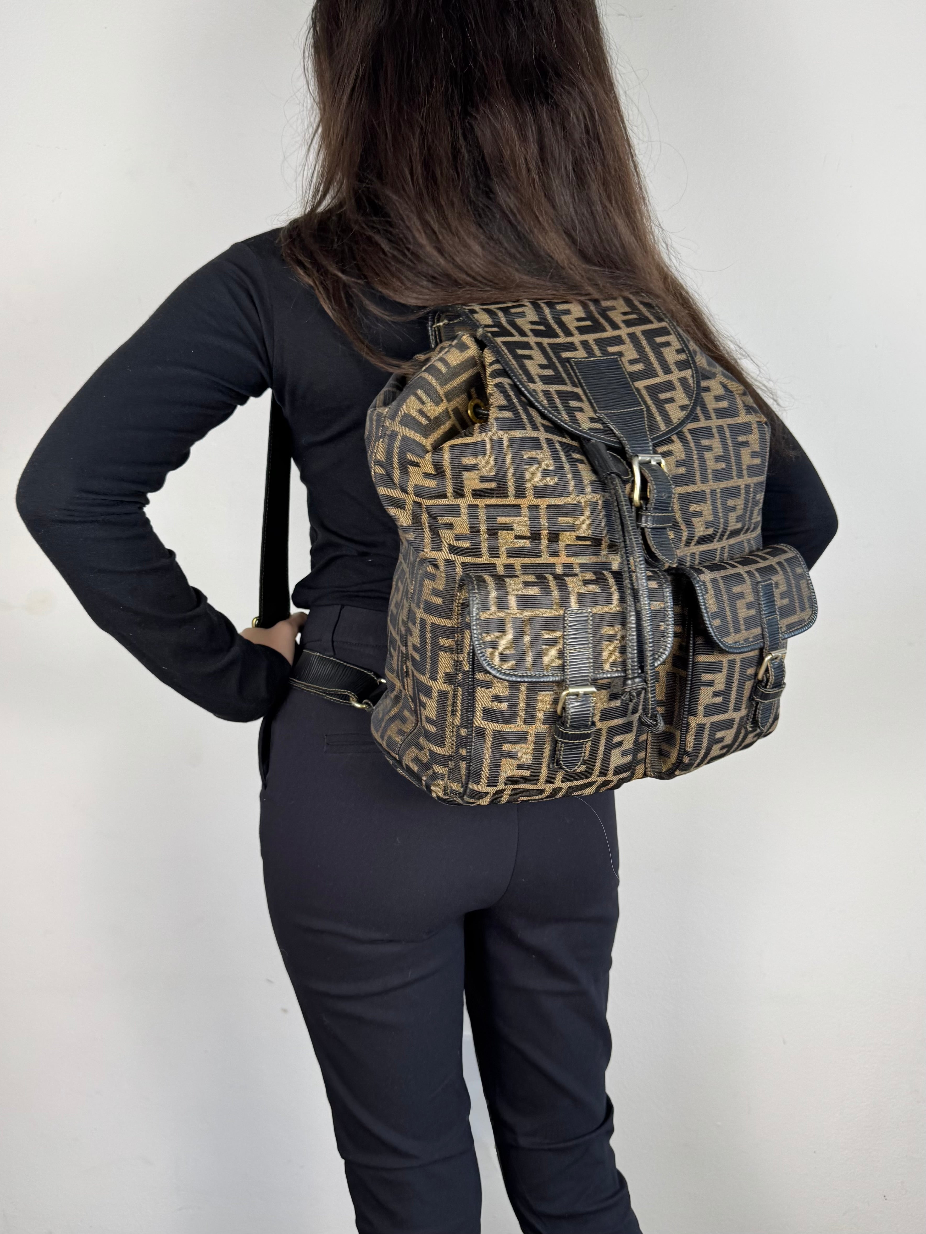 Fendi Monogram Zucca Backpack