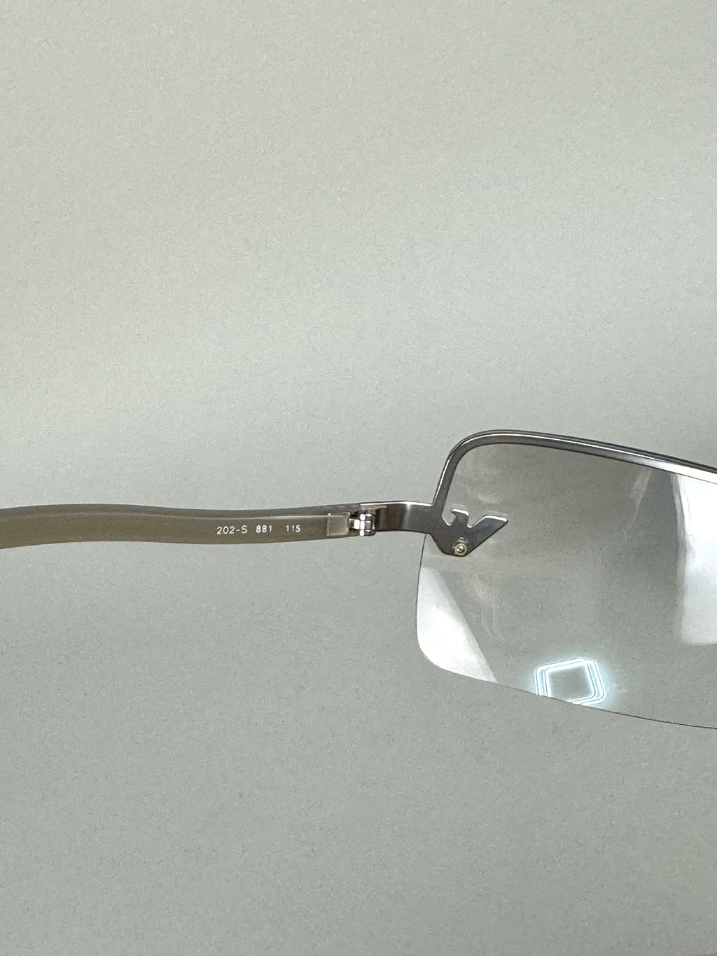Armani Transparent Sunglasses 00s