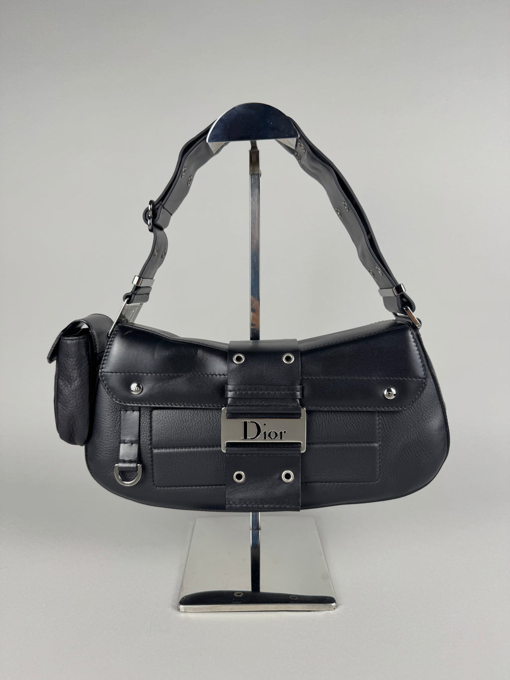 Christian Dior Street Chic Columbus Pocket Black Leather