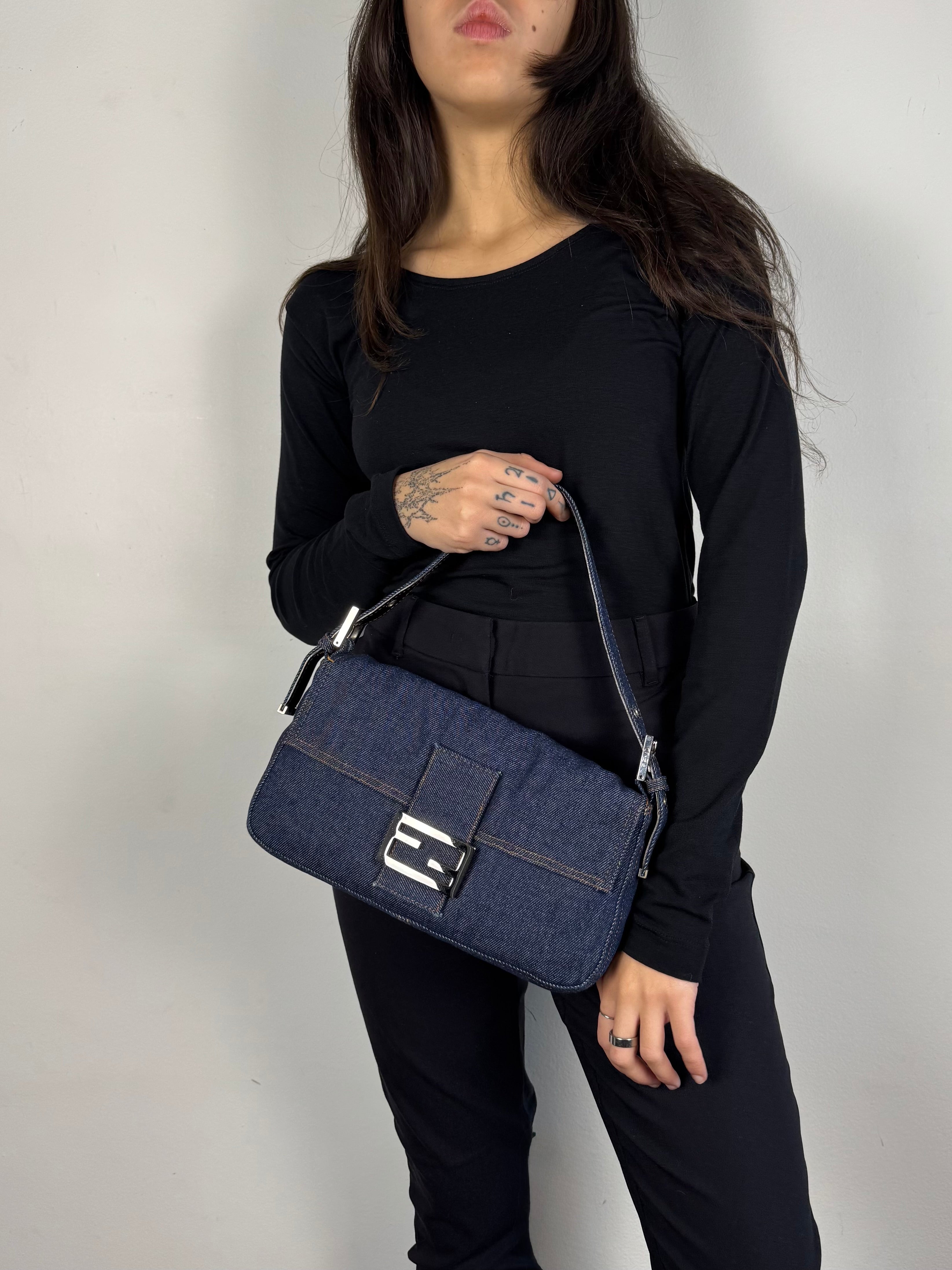 Fendi Baguette Denim