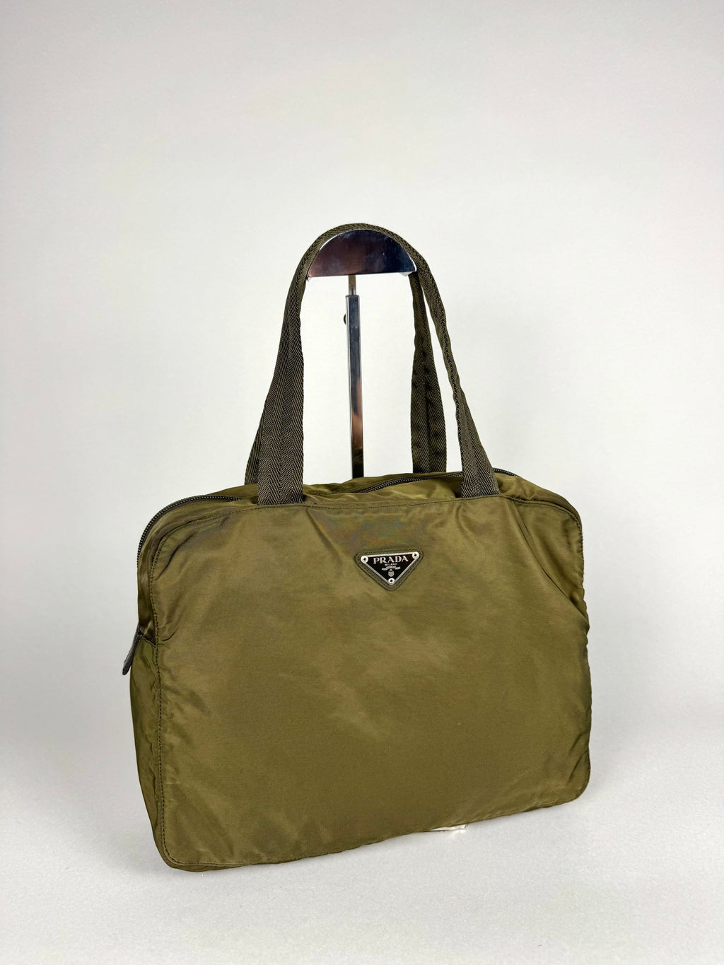 Prada Nylon Green Shoulder