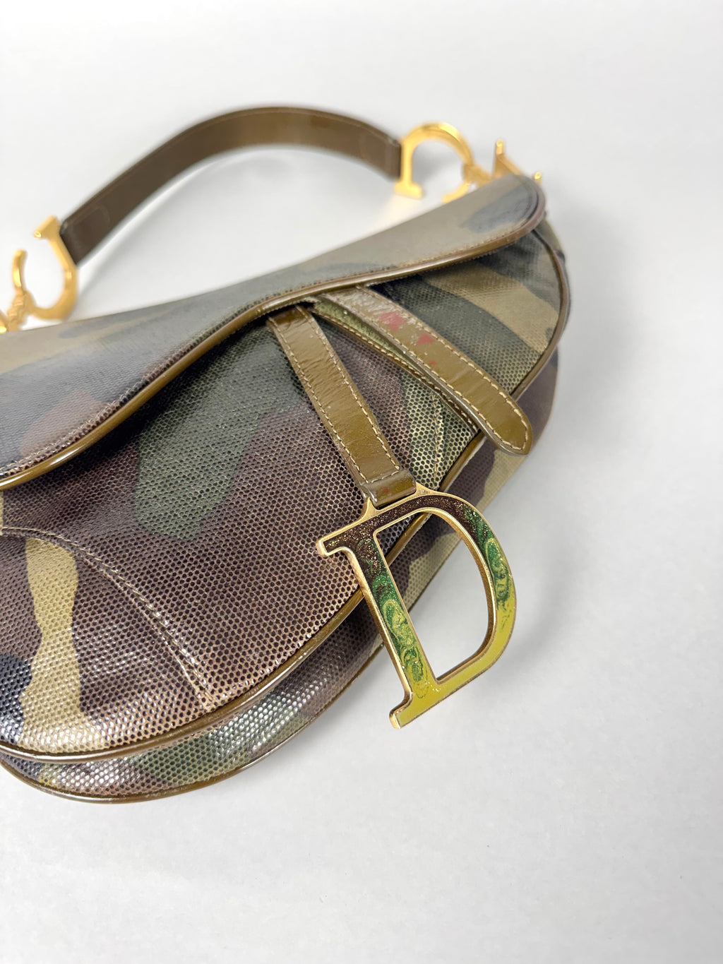 Christian Dior Saddle Camouflage