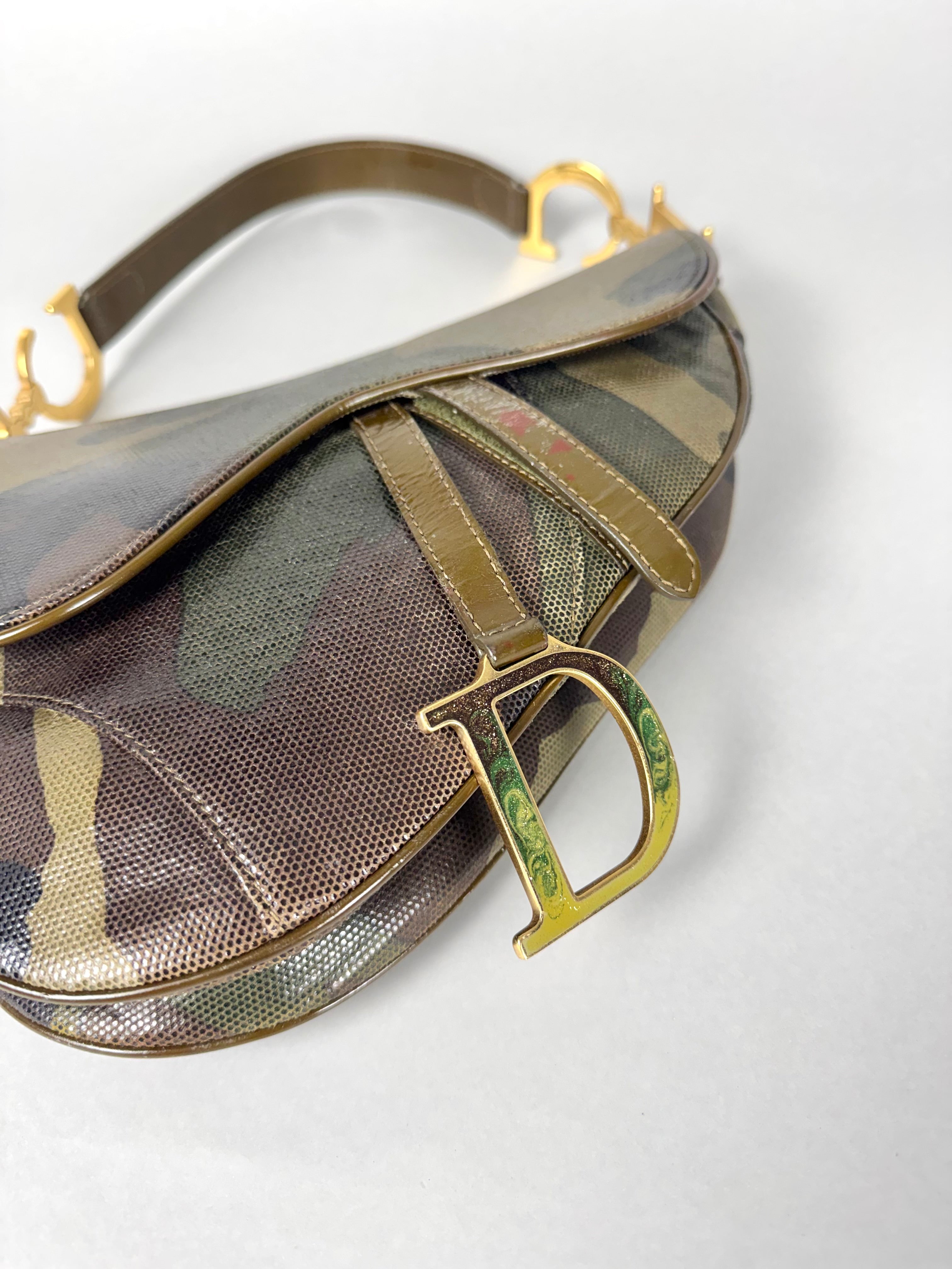 Christian Dior Saddle Camouflage