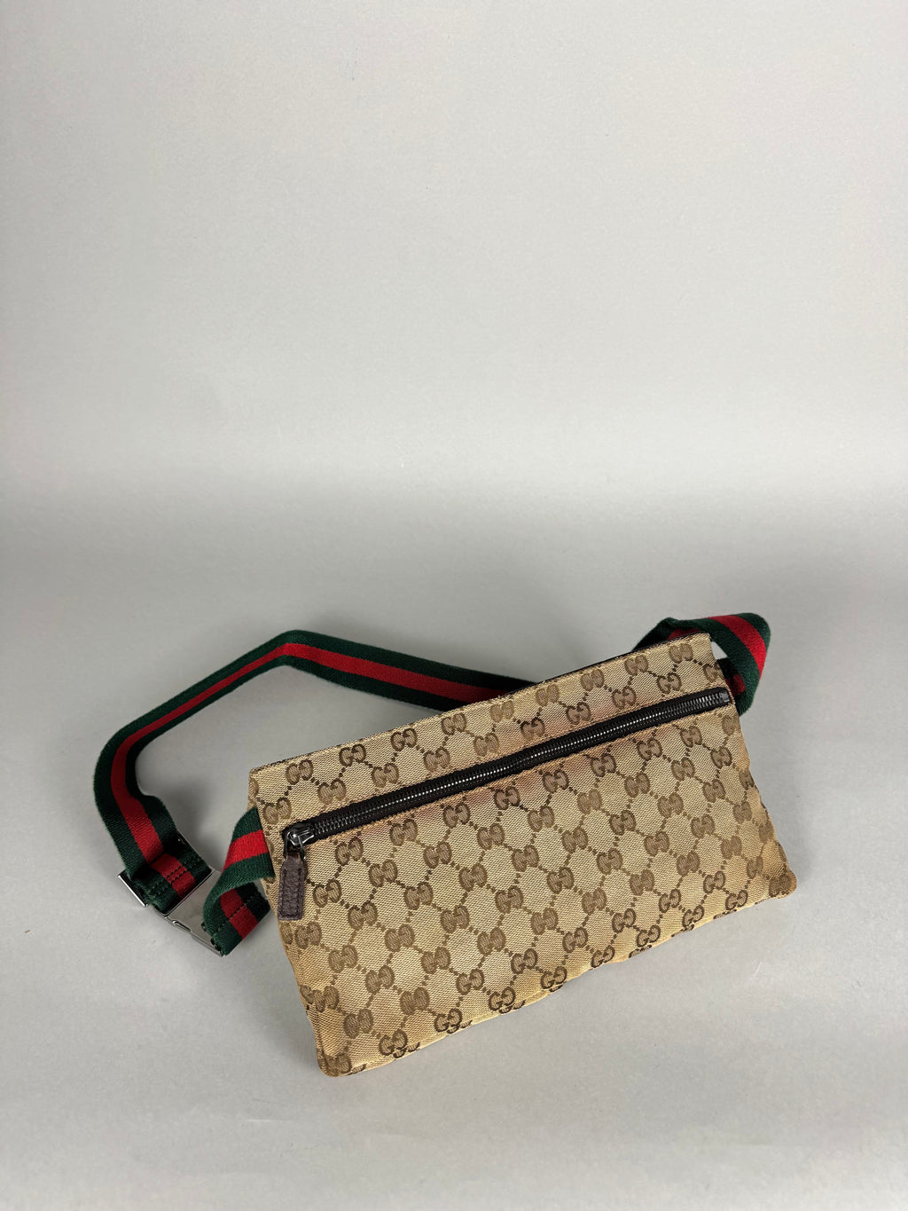 Gucci Monogram Double Pocket Belt