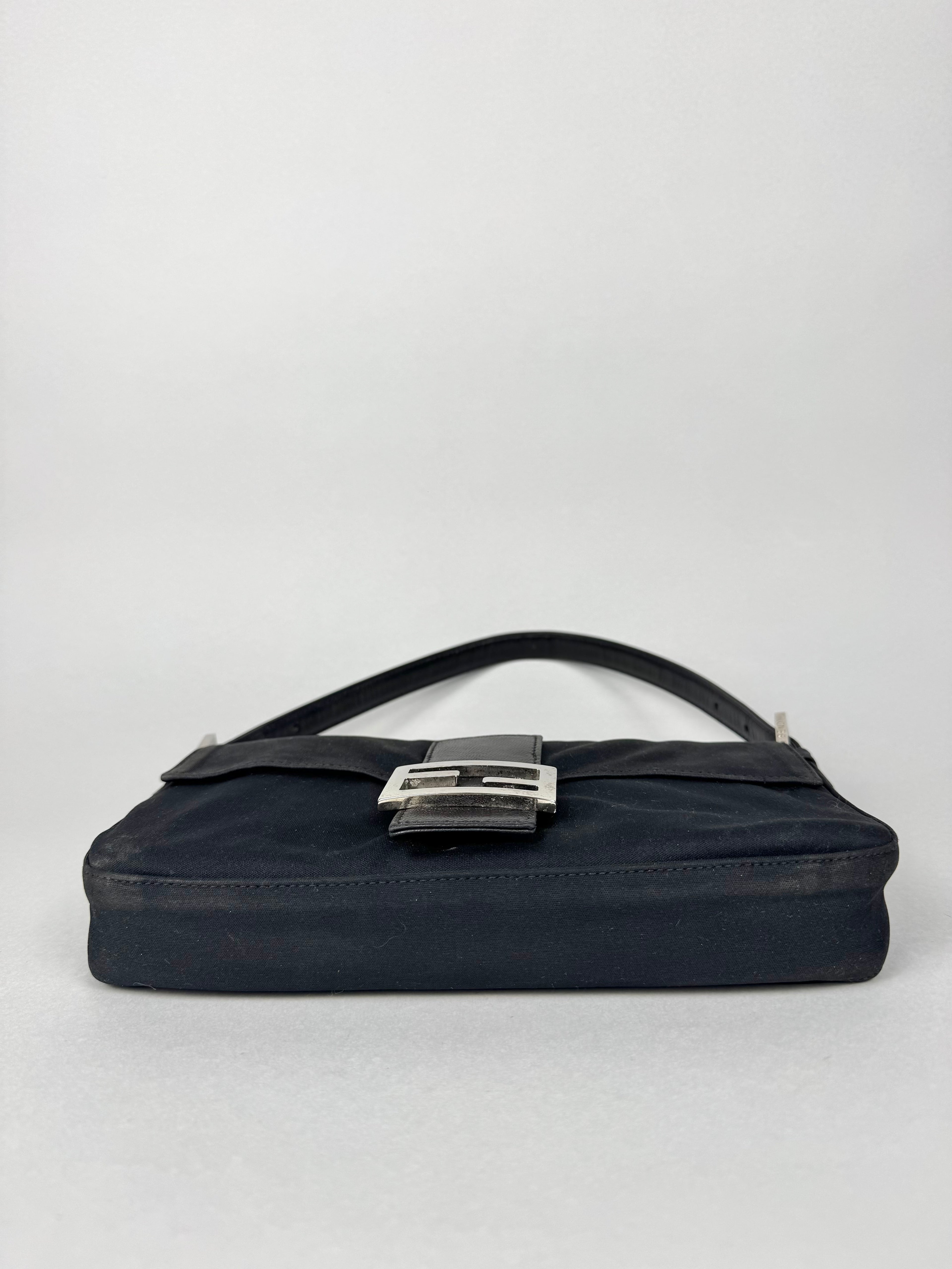 Fendi Baguette Nylon Black