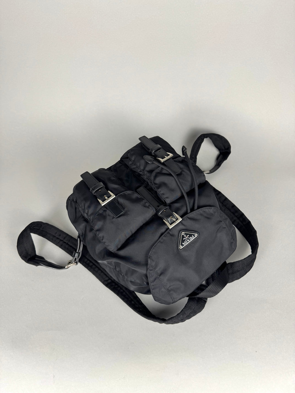 Prada Nylon Black Backpack Small