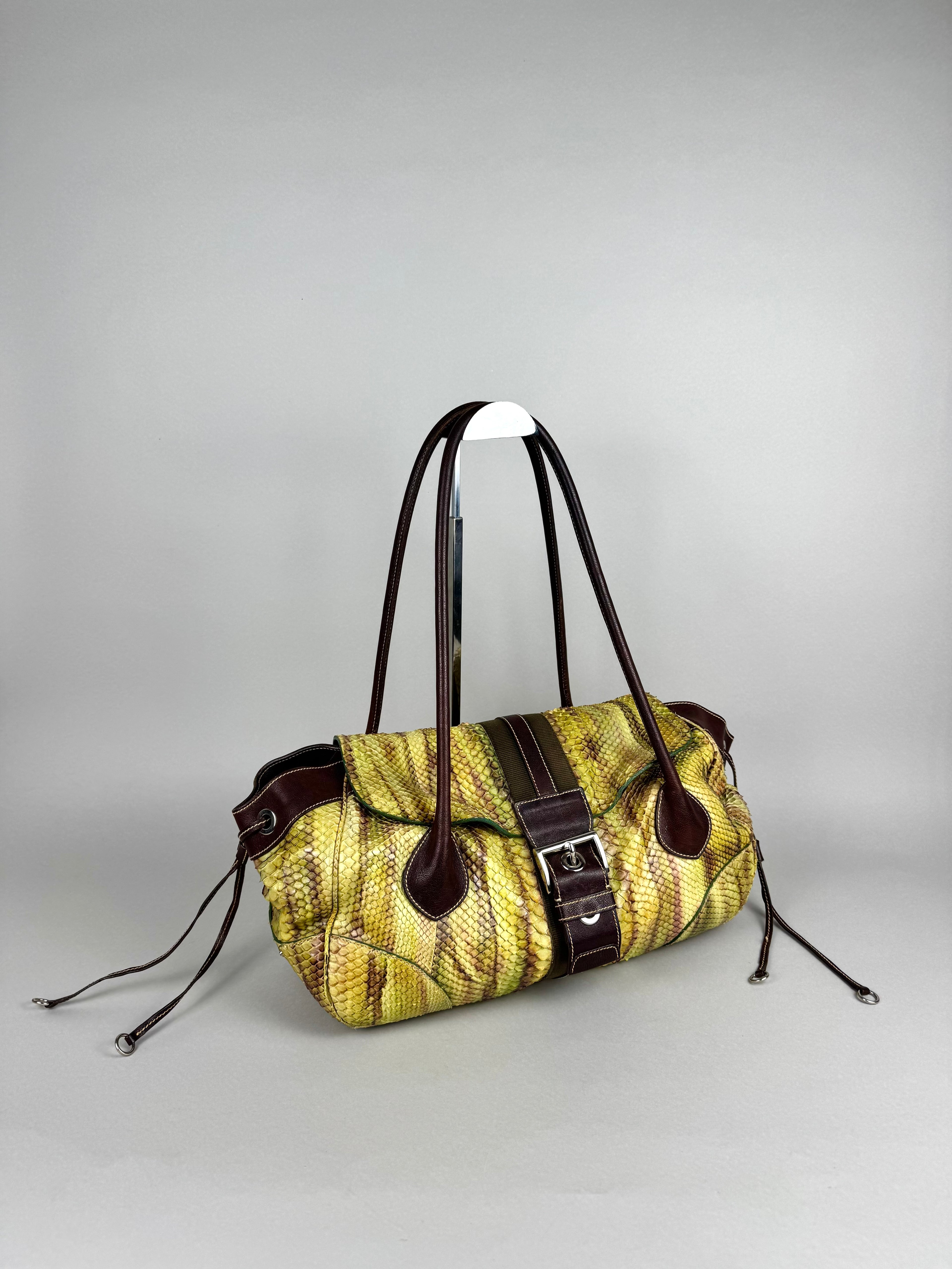 Prada Python Leather Shoulder