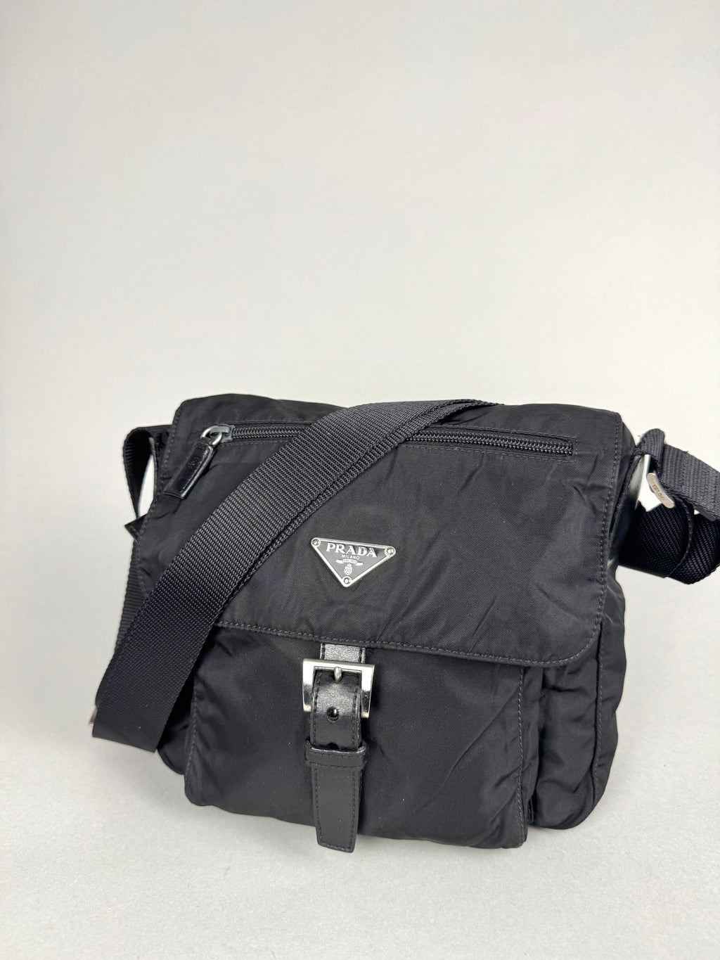 Prada Vela Nylon Black