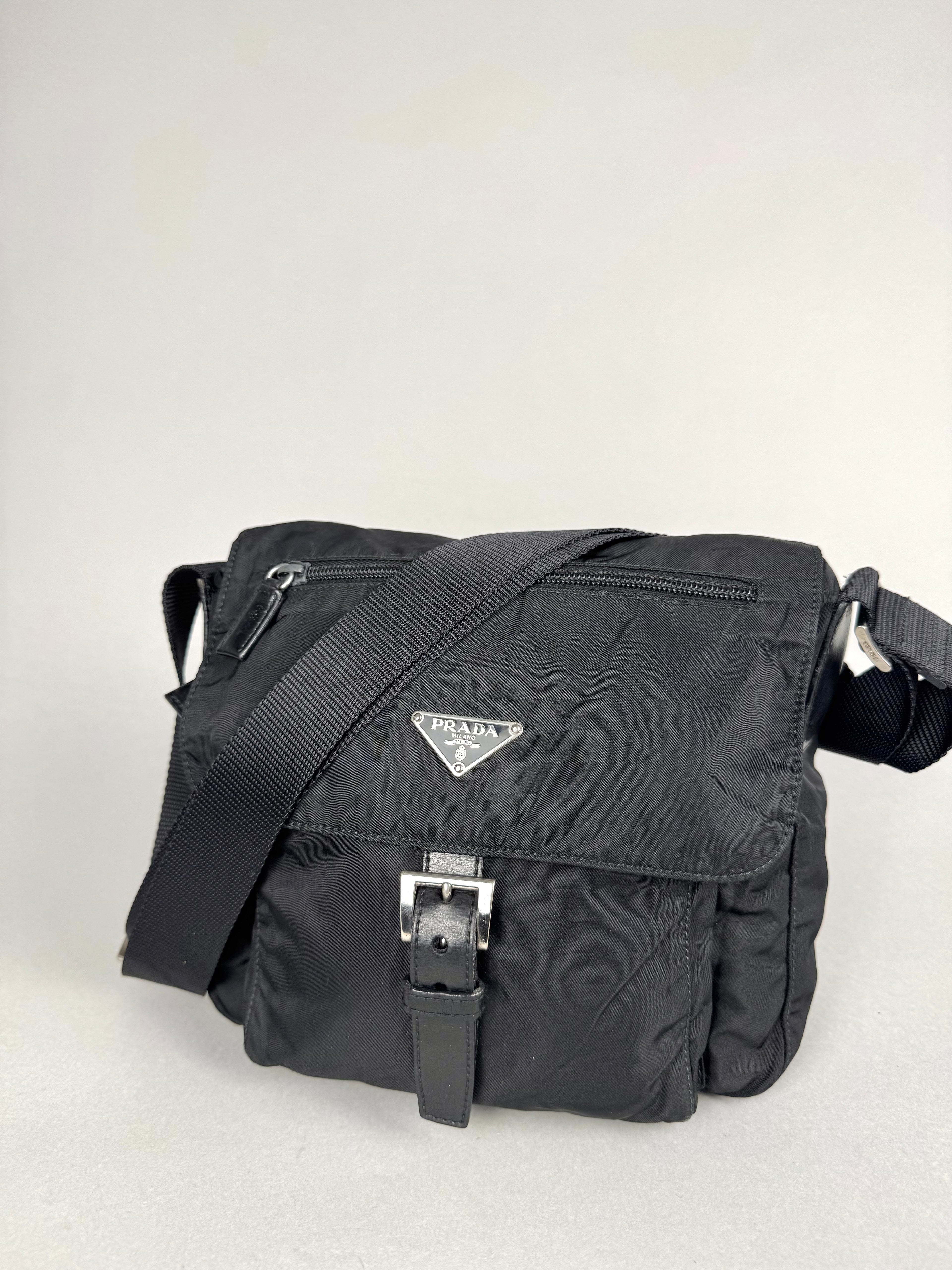 Prada Vela Nylon Black