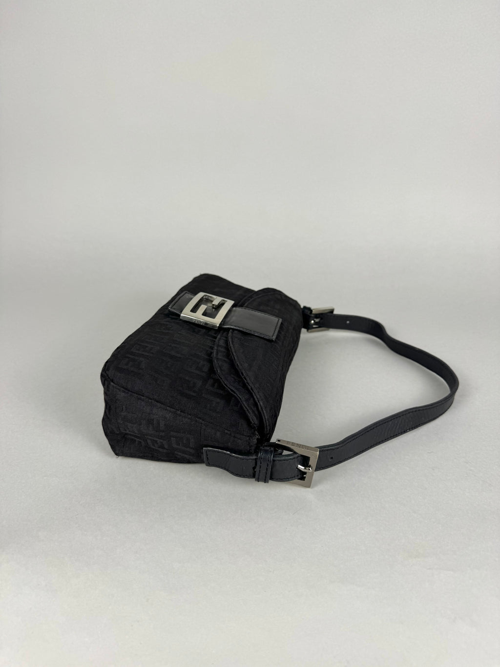 Fendi Baguette Monogram Black