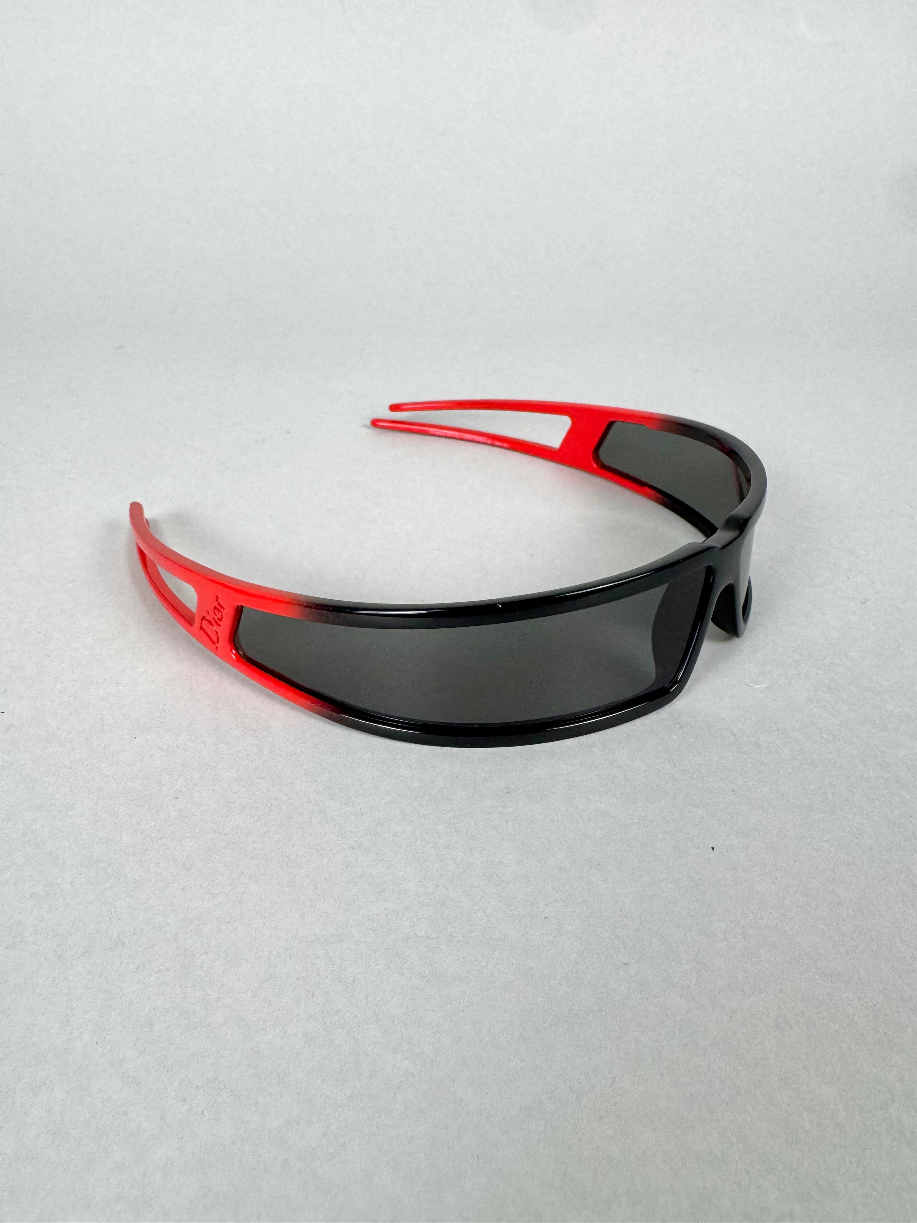 Christian Dior Red and Black Bandage 1 Sunglasses