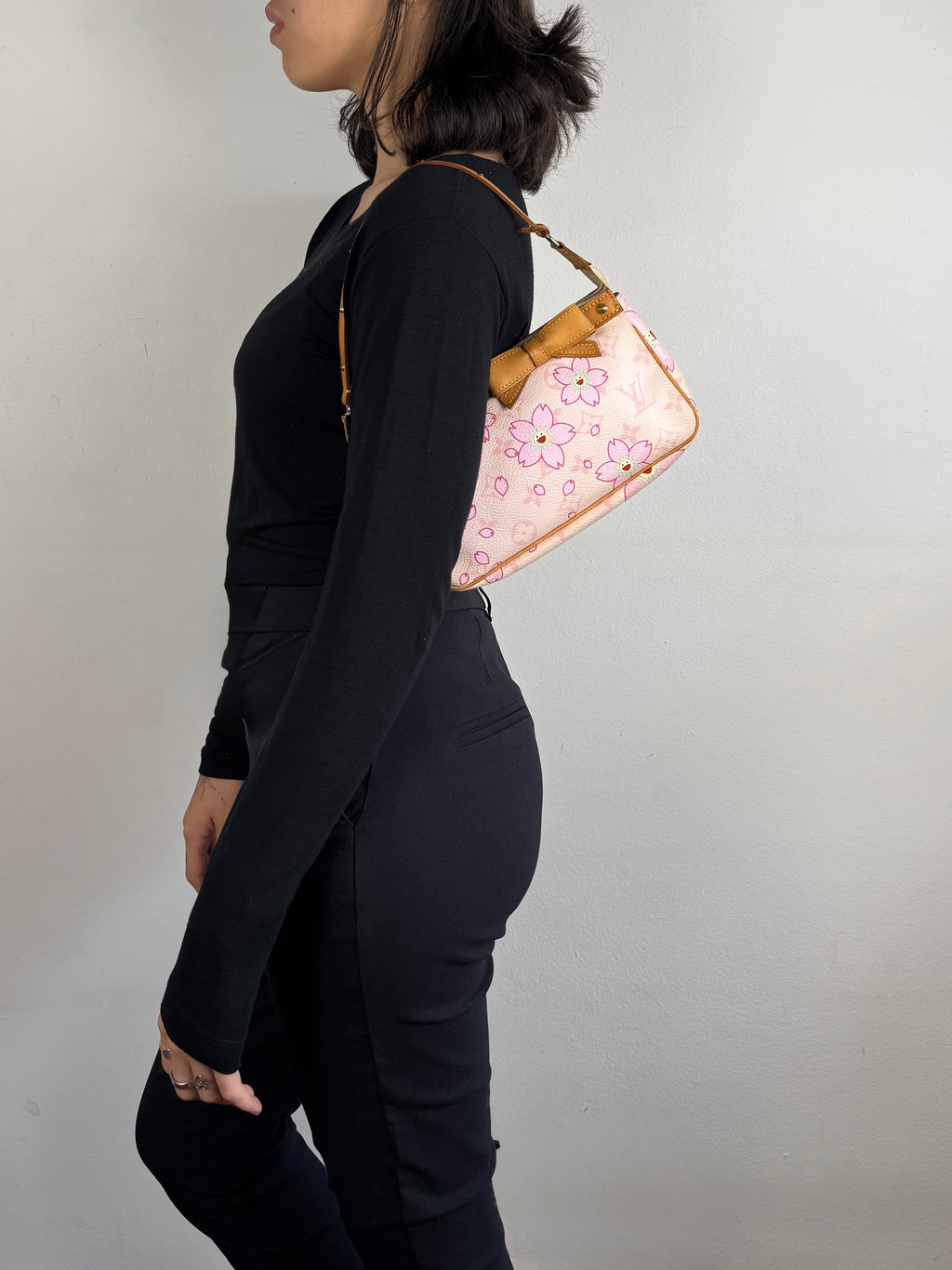 Louis Vuitton Pink Pochette Blossom Murakami