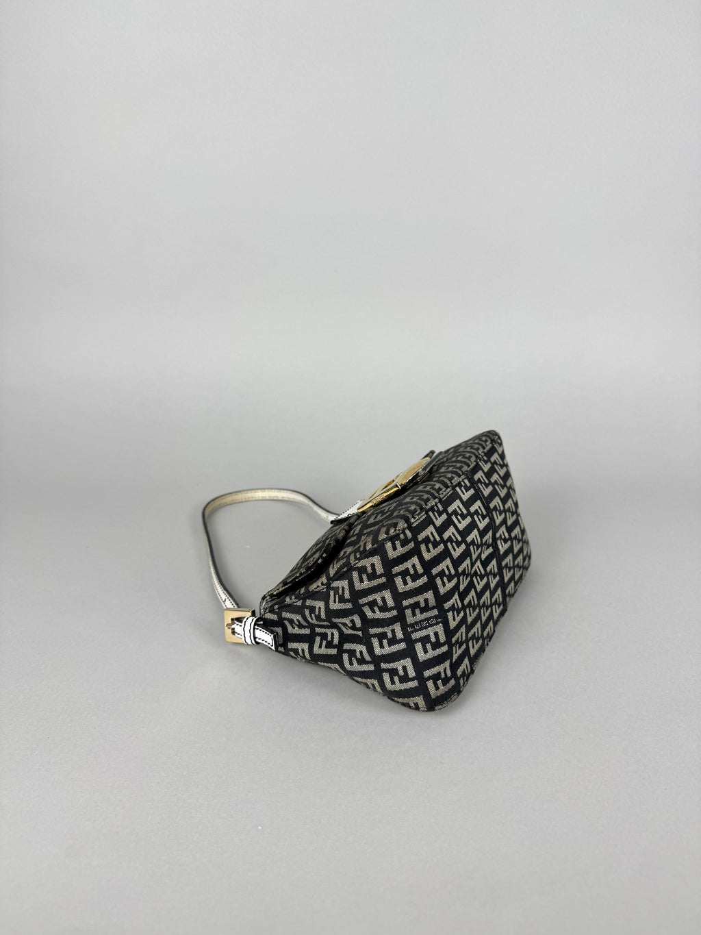 Fendi Monogram Canvas Mini Mama Baguette
