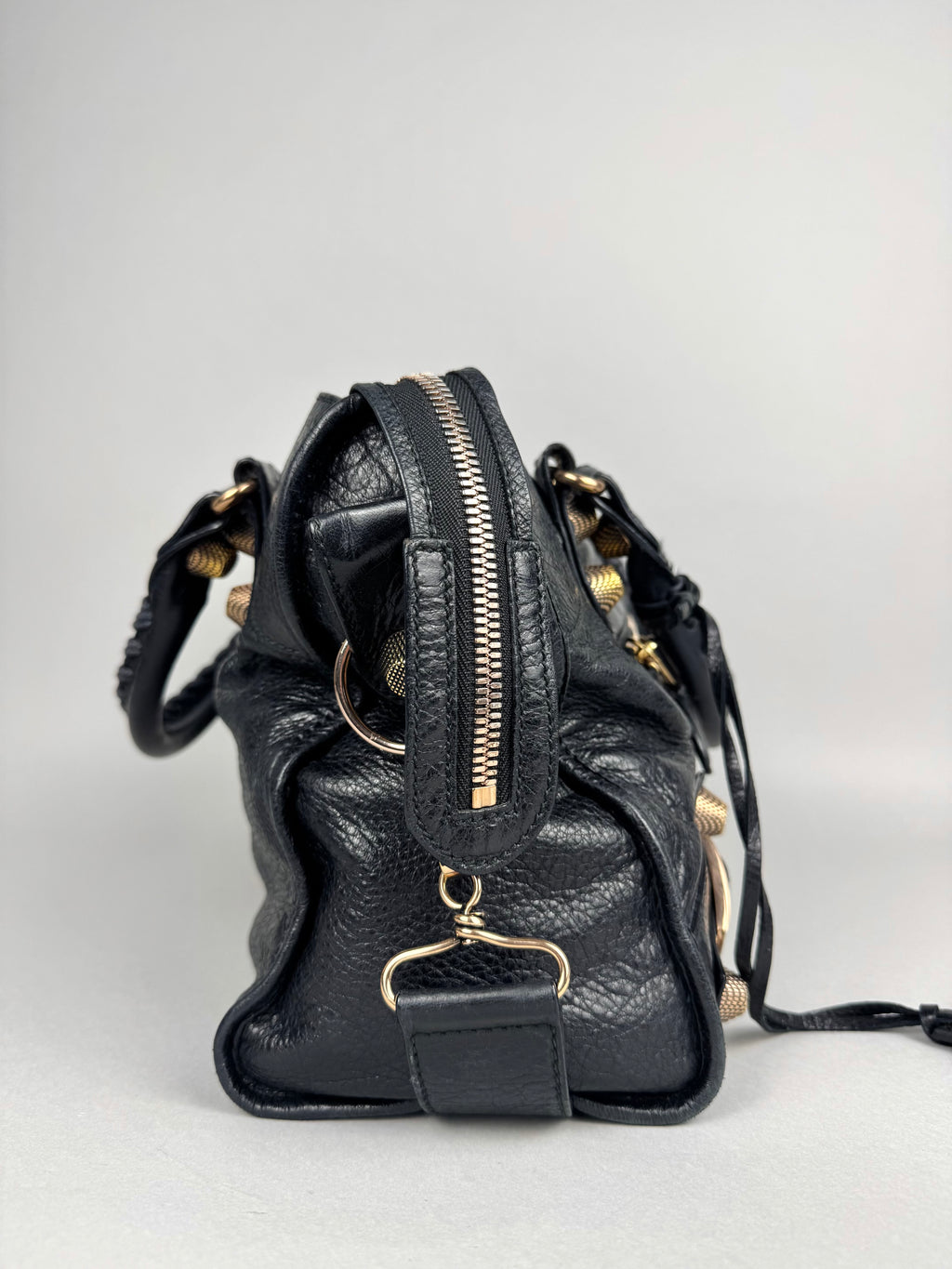 Balenciaga City Black Leather