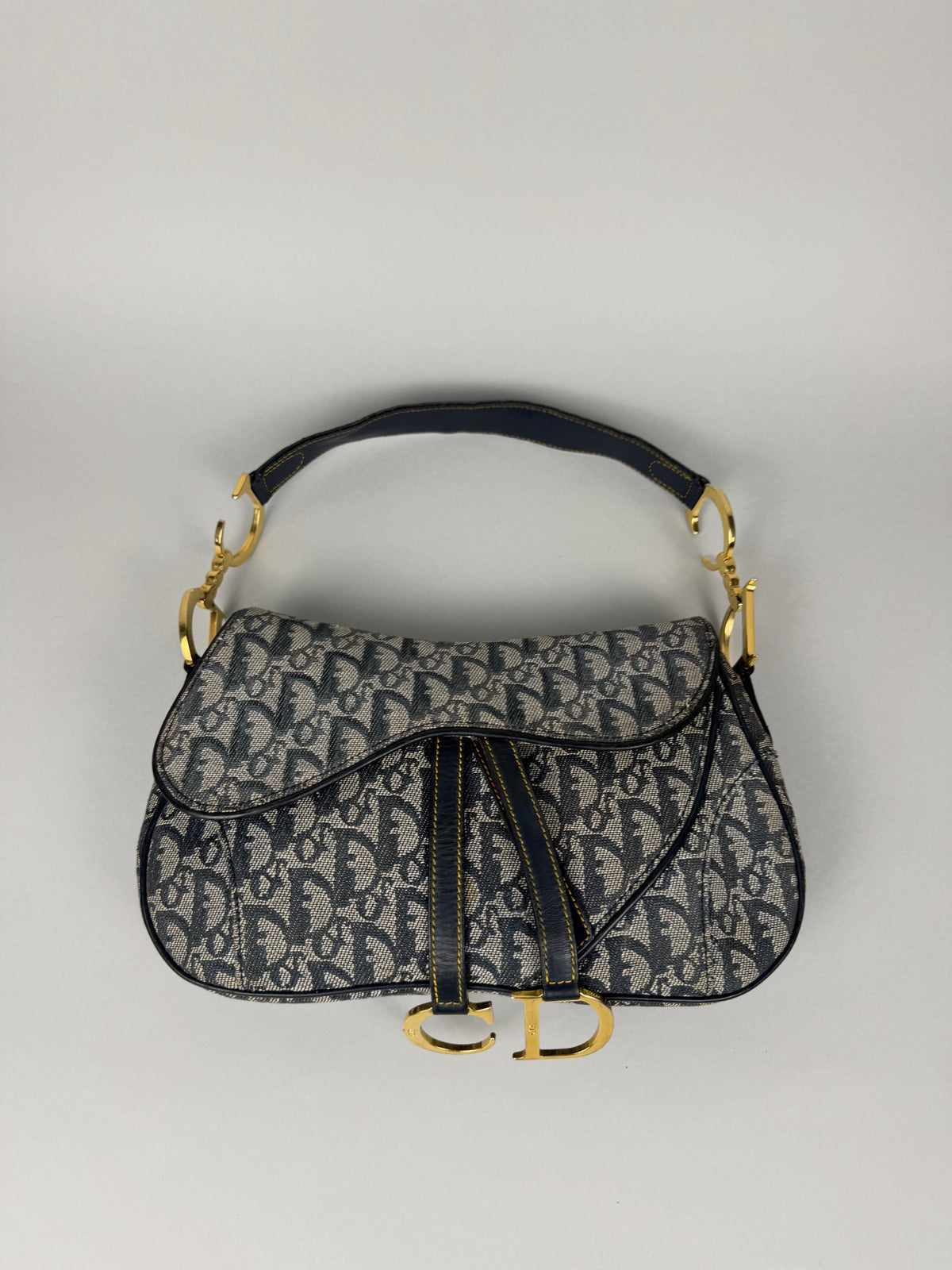 Christian Dior Double Saddle Monogram Oblique
