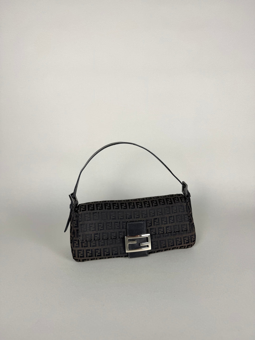 Fendi Baguette Monogram Black