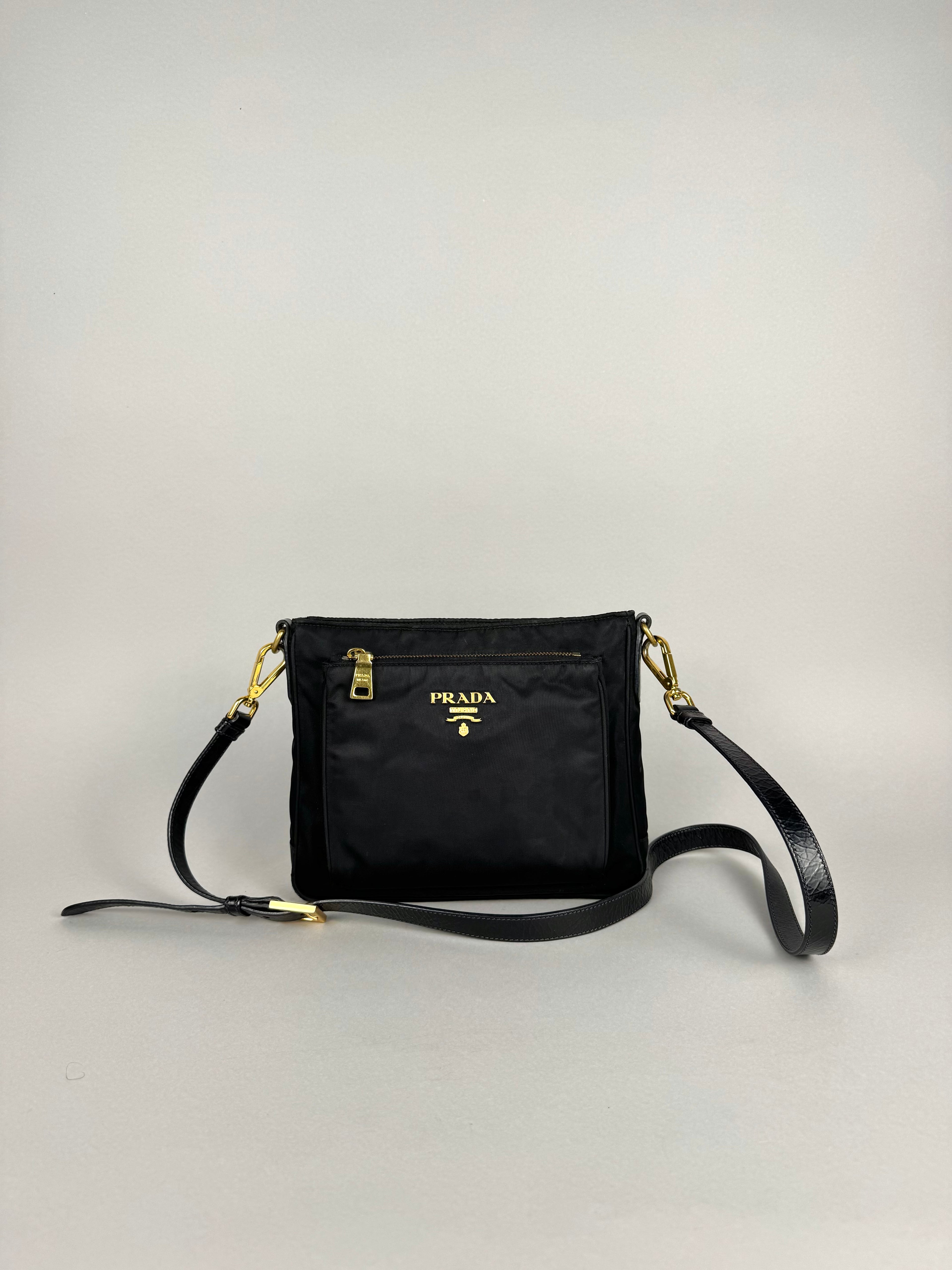 Prada Black Nylon Crossbody