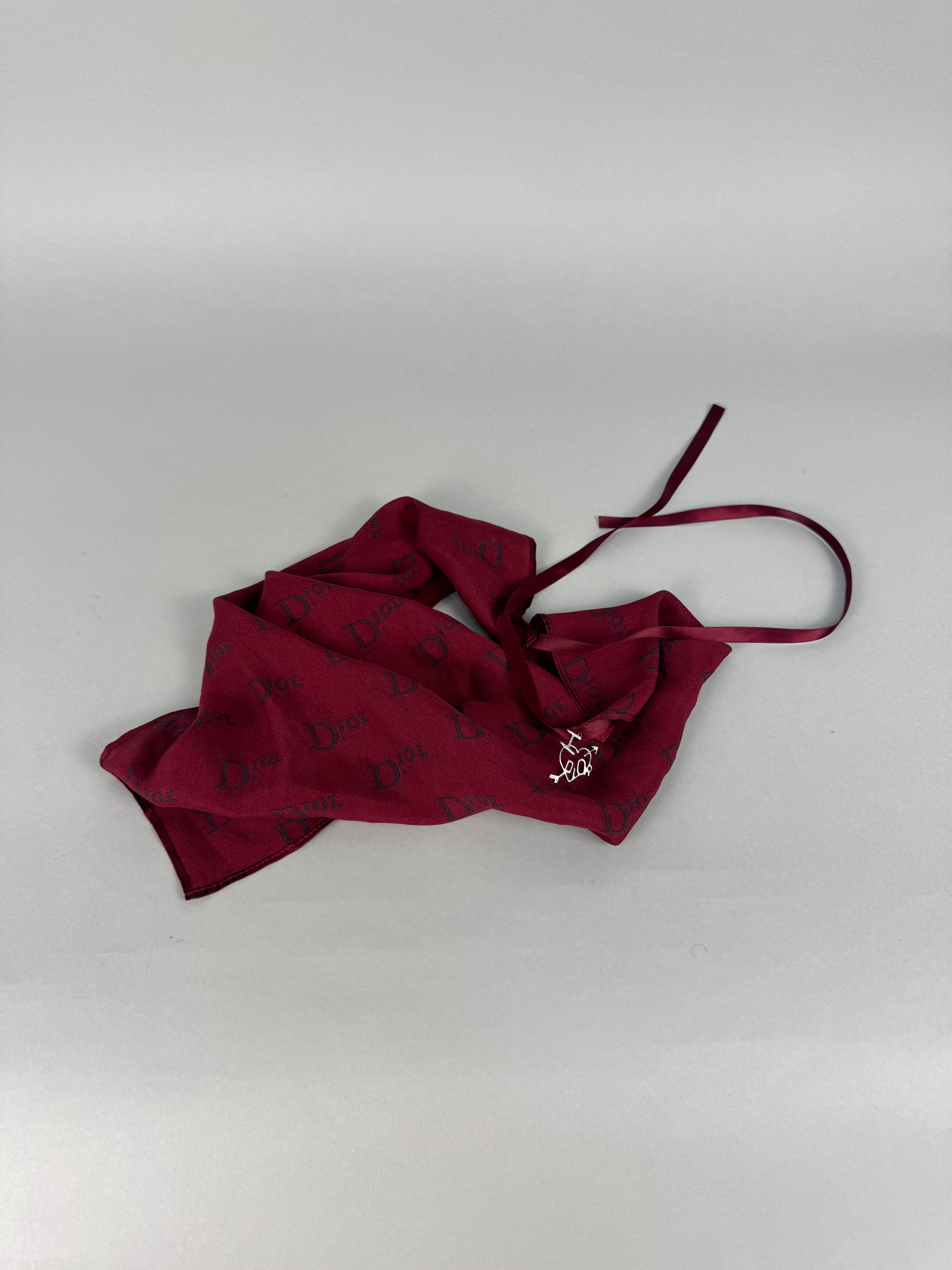Christian Dior Scarf Rouge “I Love Dior”