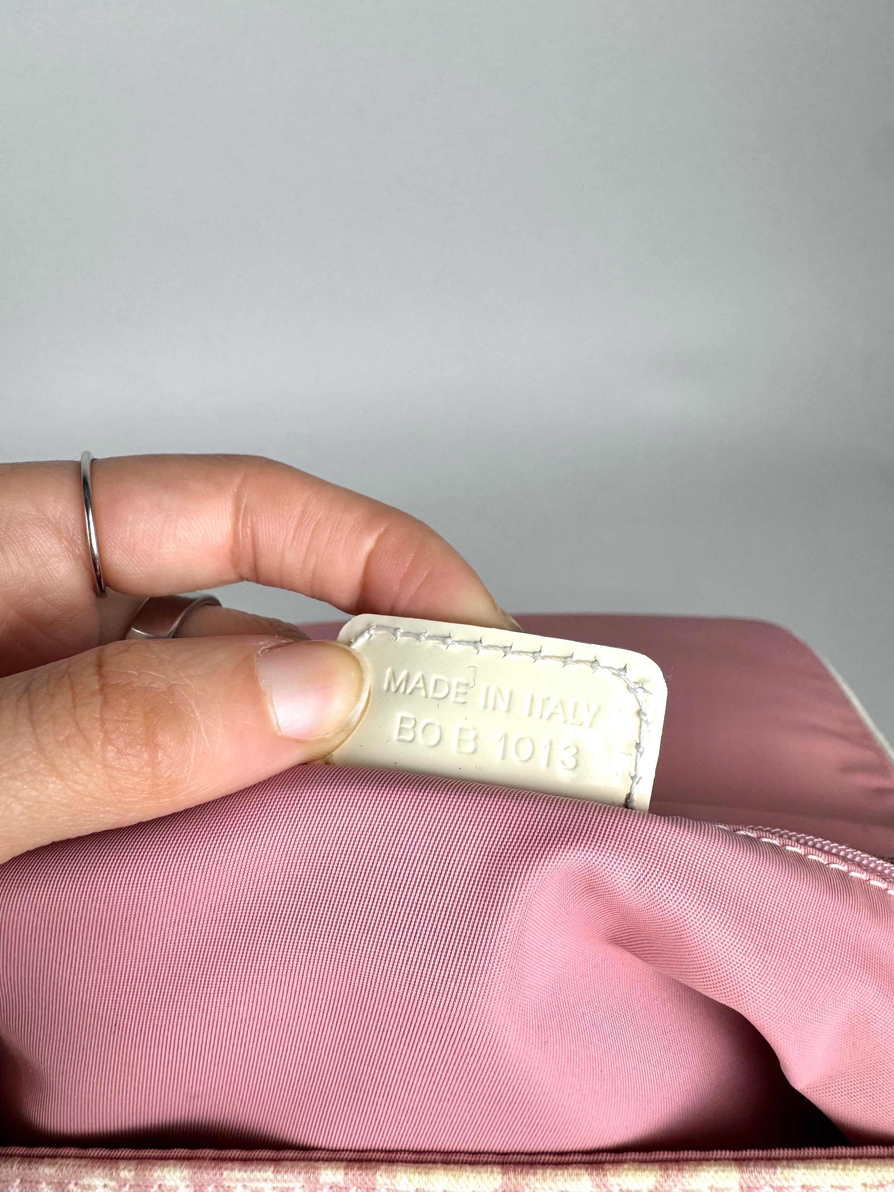 Christian Dior Girly Pink Monogram Reporter Crossbody