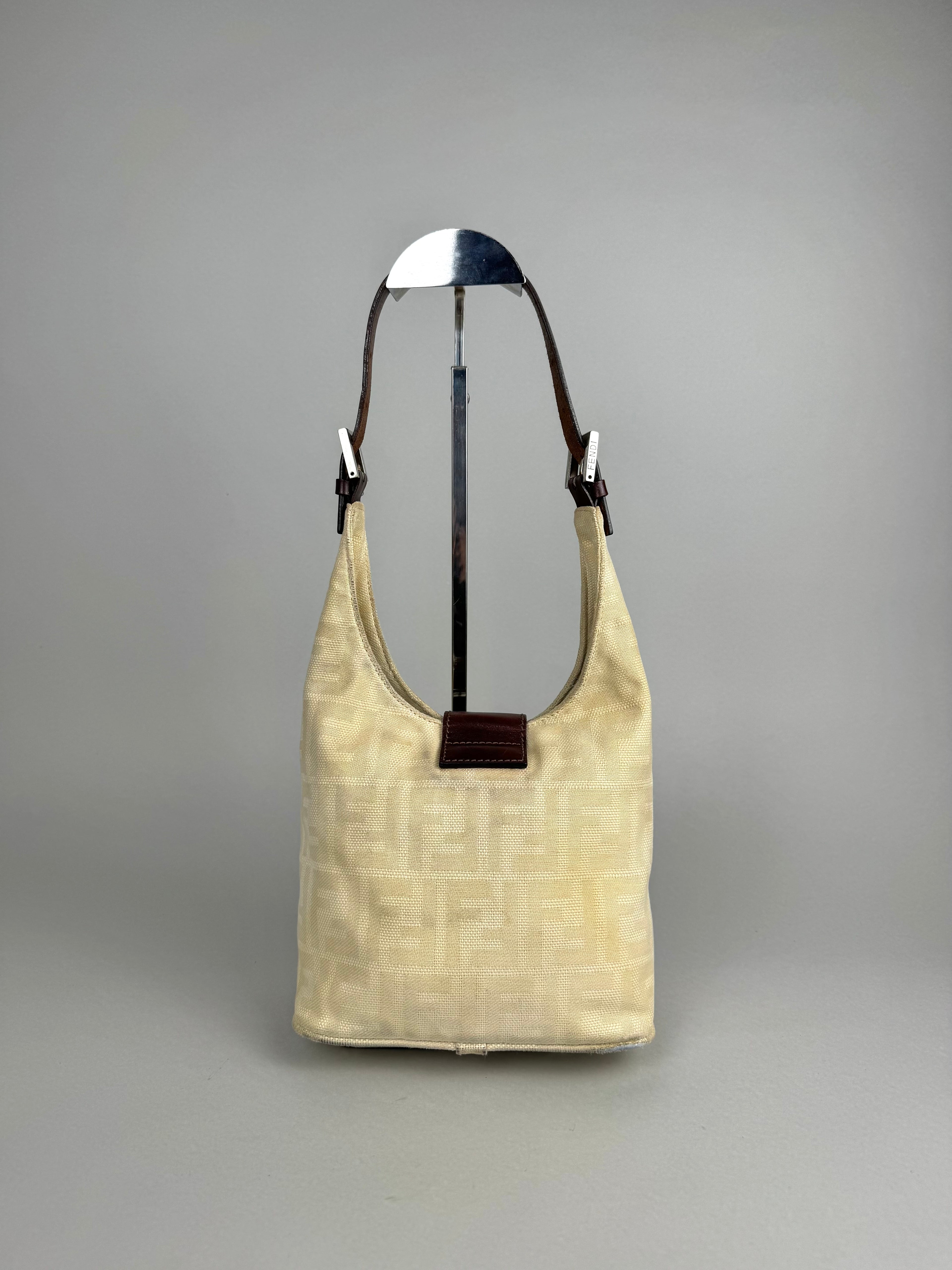 Fendi Monogram Bucket Beige