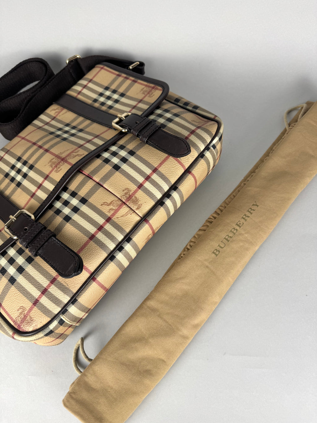 Burberry Haymarket Check Messenger