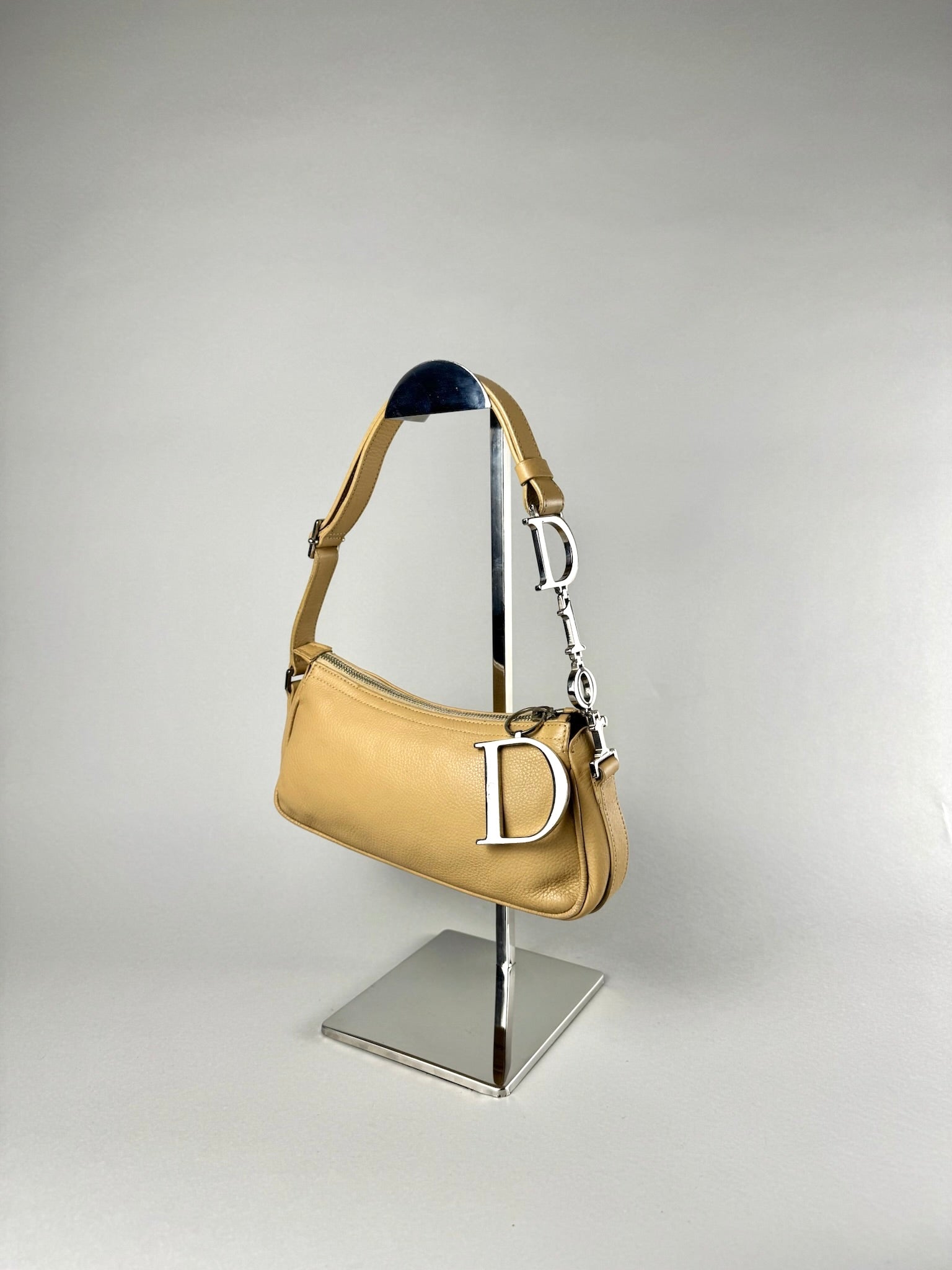 Christian Dior D Charms Leather Pochette