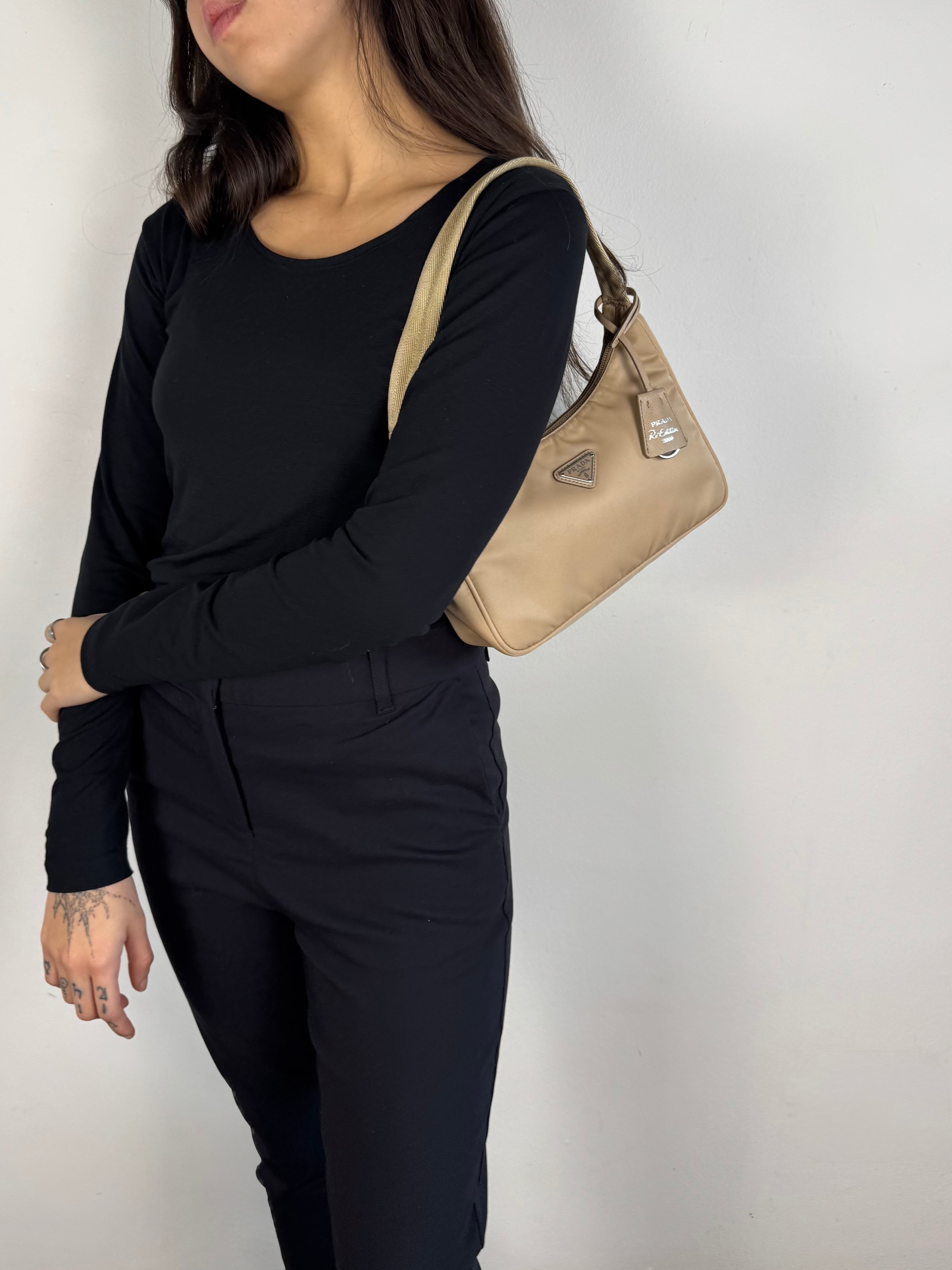Prada Re Edition Nylon Beige