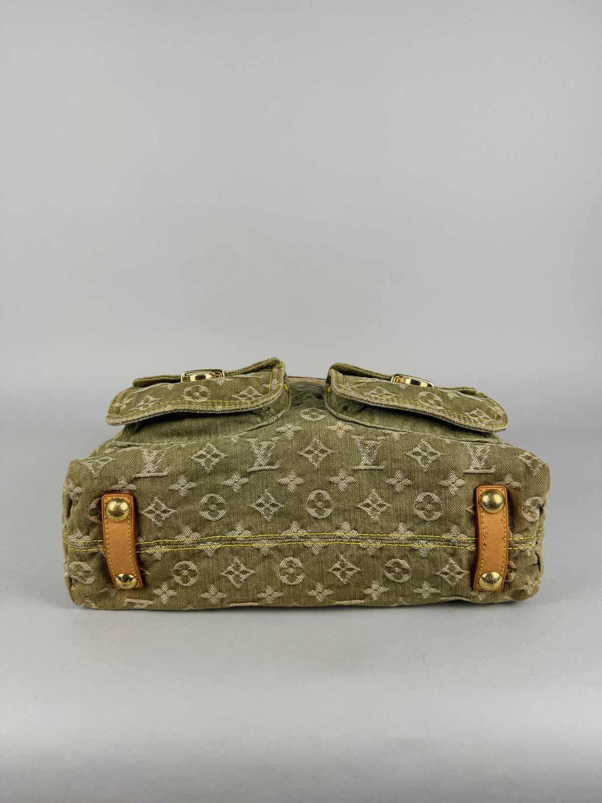 Louis Vuitton Denim Green Baggy GM