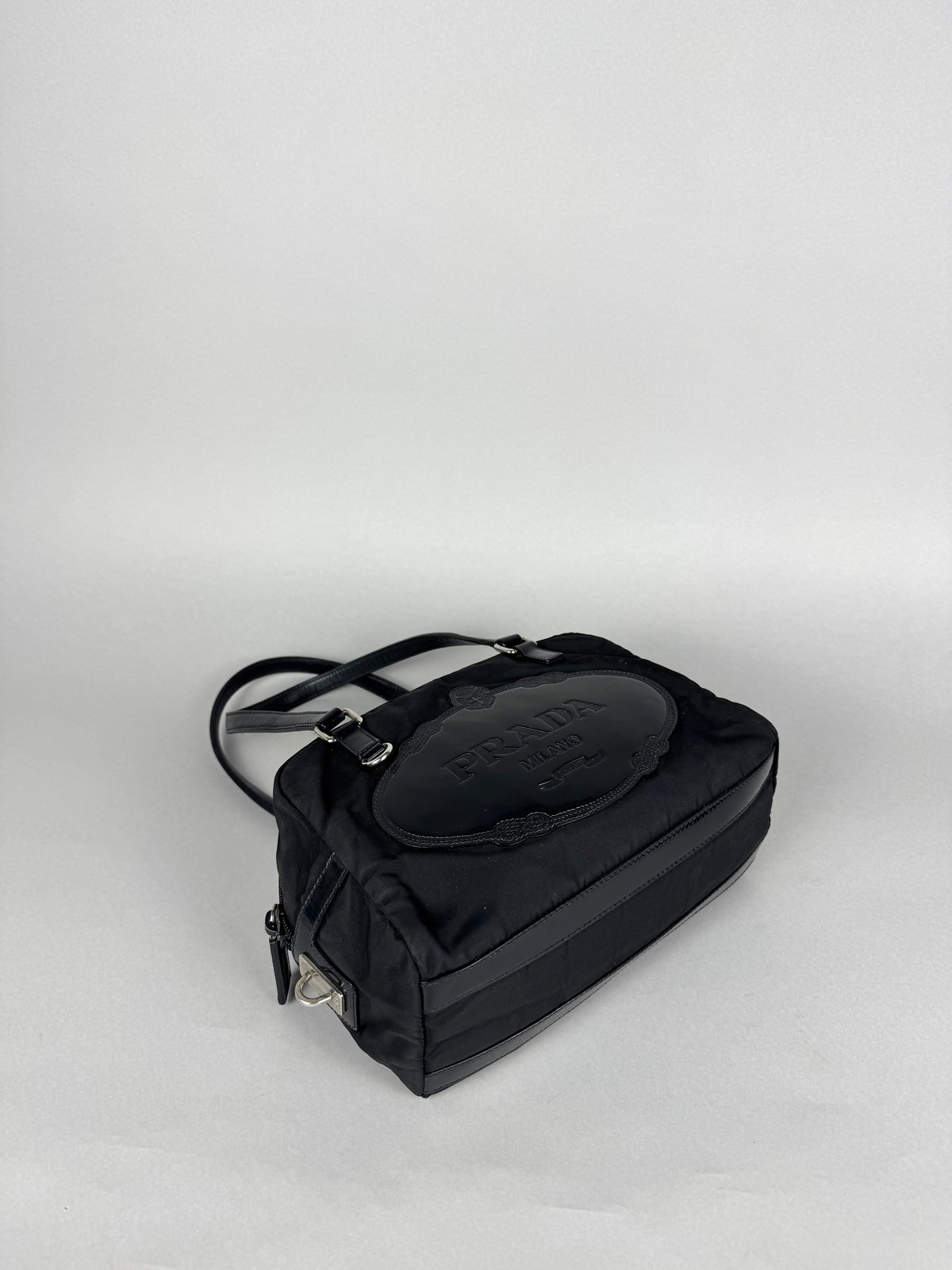 Prada Tessuto Black Nylon Shoulder