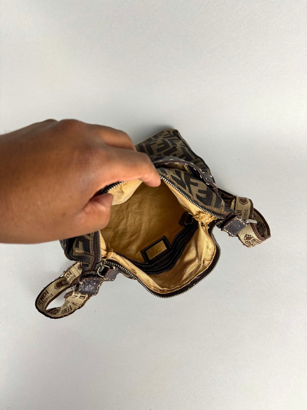 Fendi Monogram Zucca Crossbody