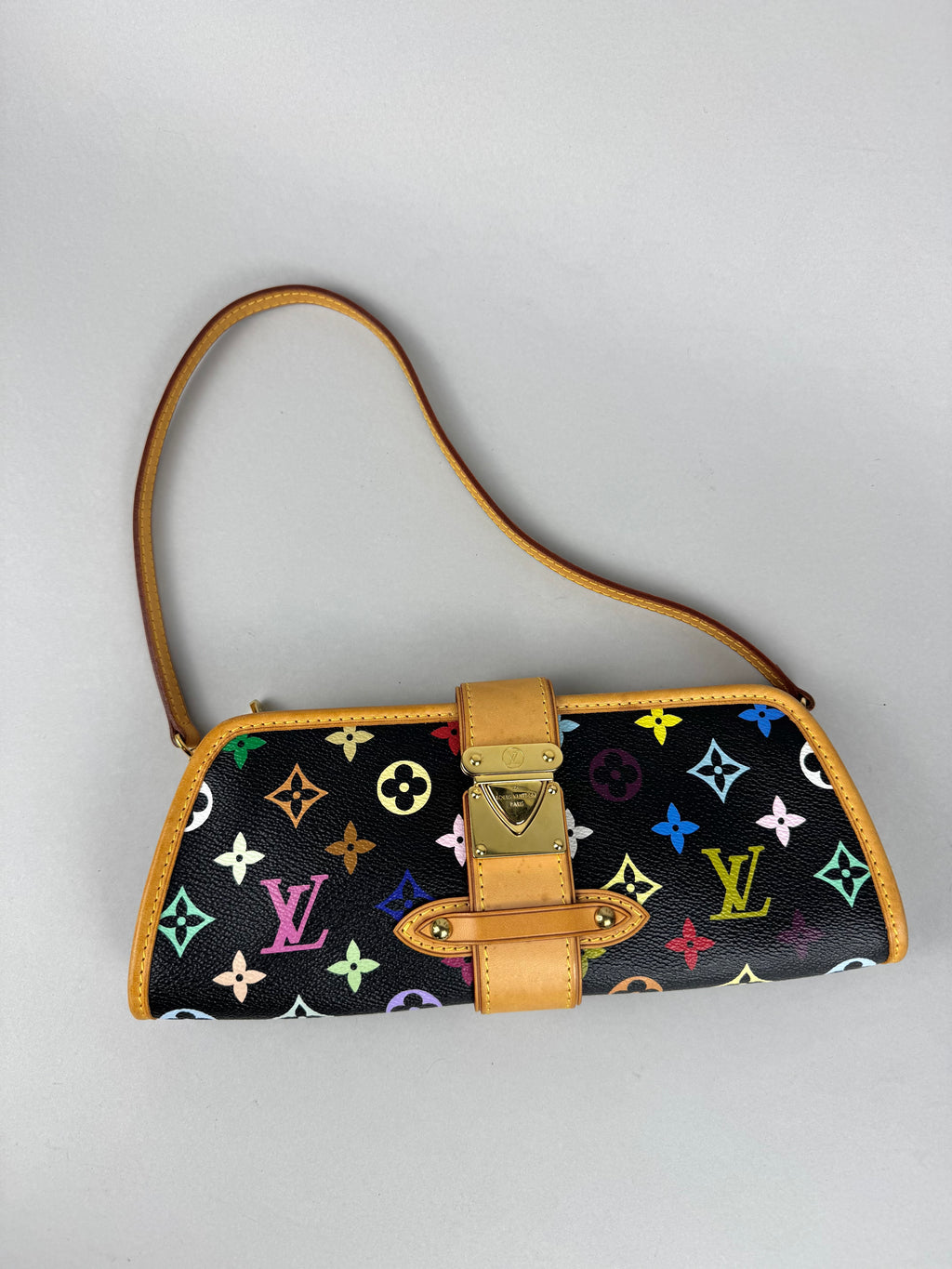 Louis Vuitton Shirley Monogram Multicolor Black
