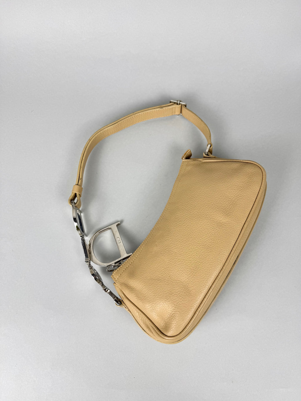 Christian Dior D Charms Leather Pochette