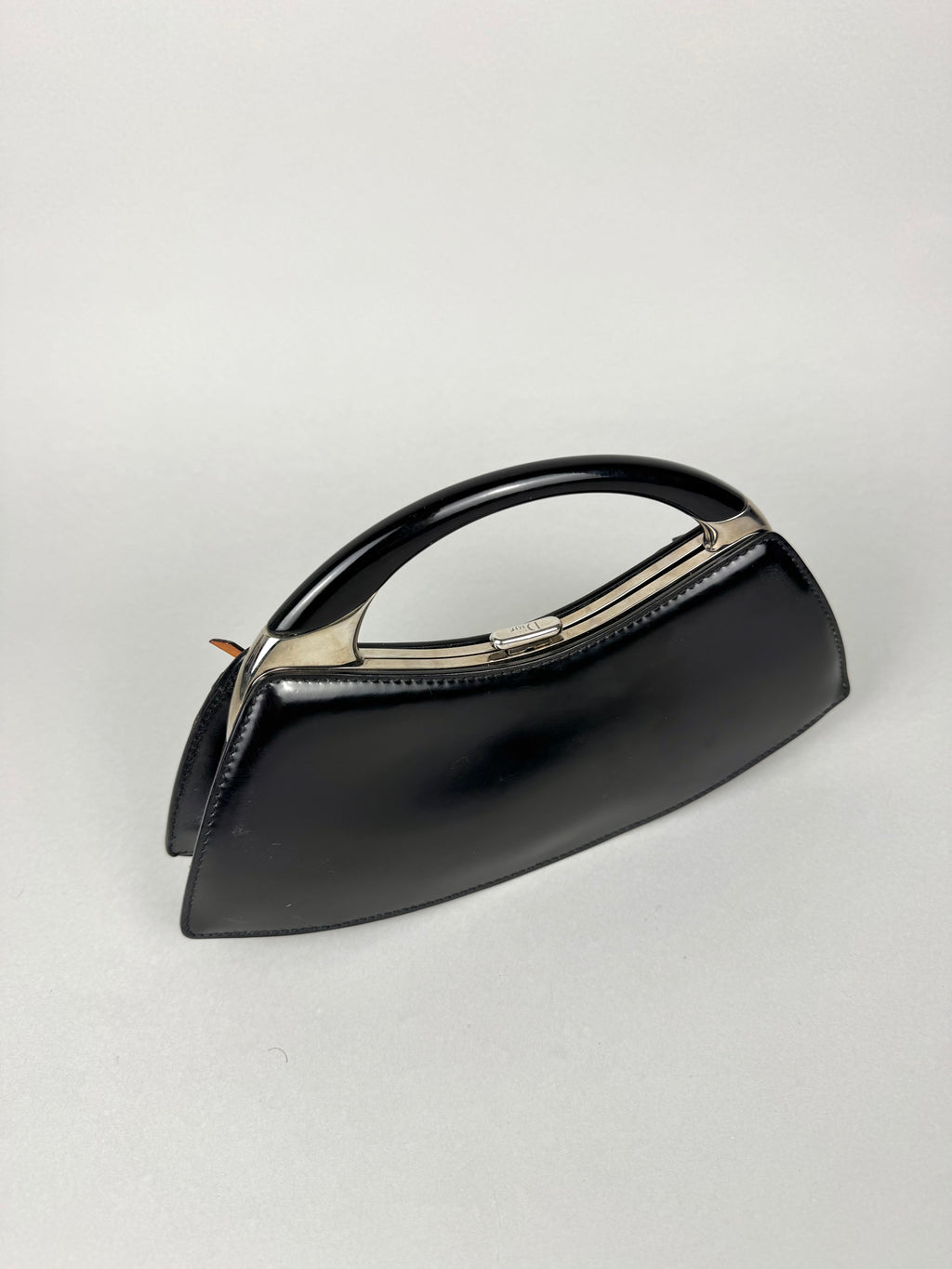 Christian Dior Bondage Black Leather