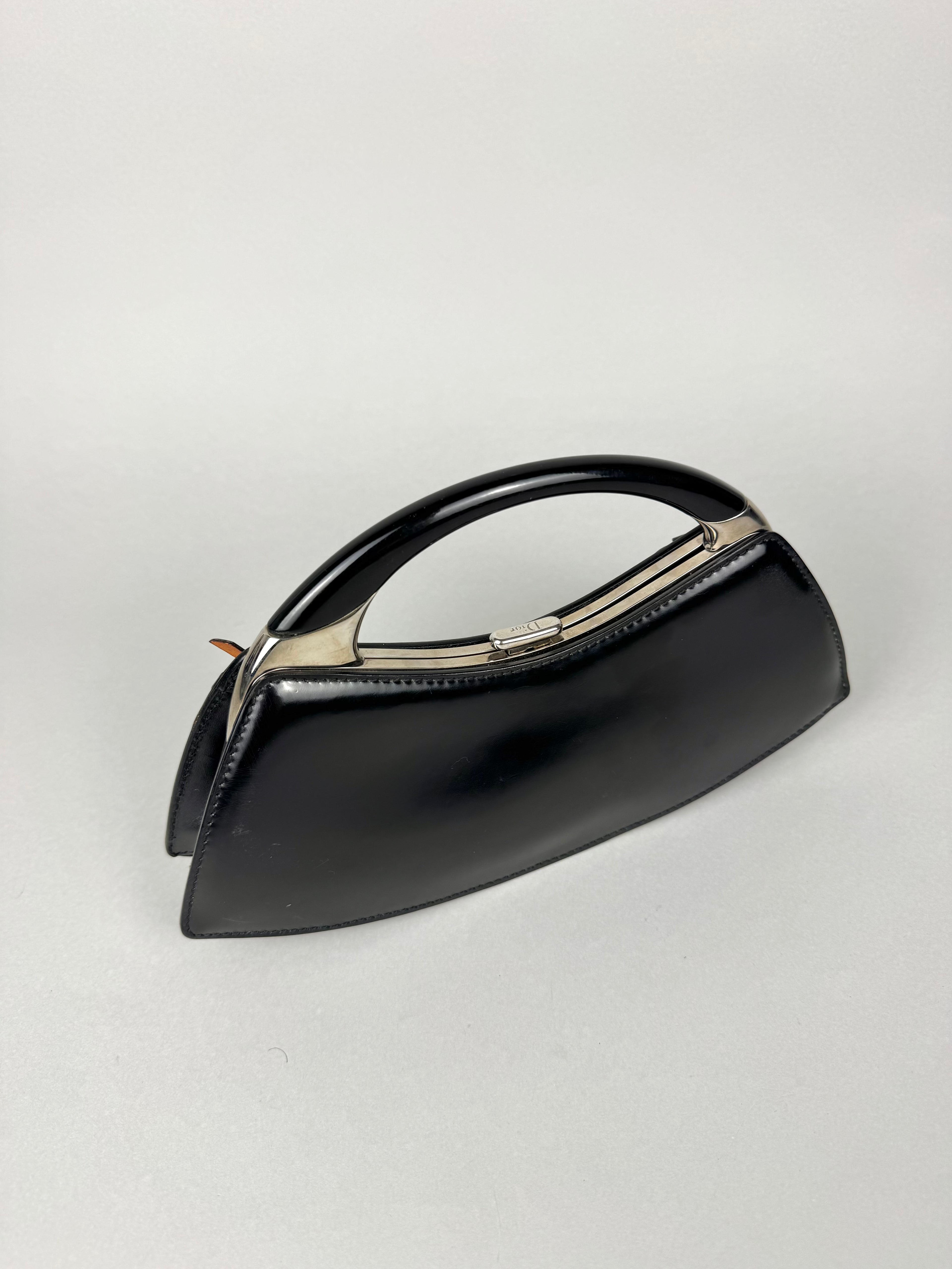 Christian Dior Bondage Black Leather