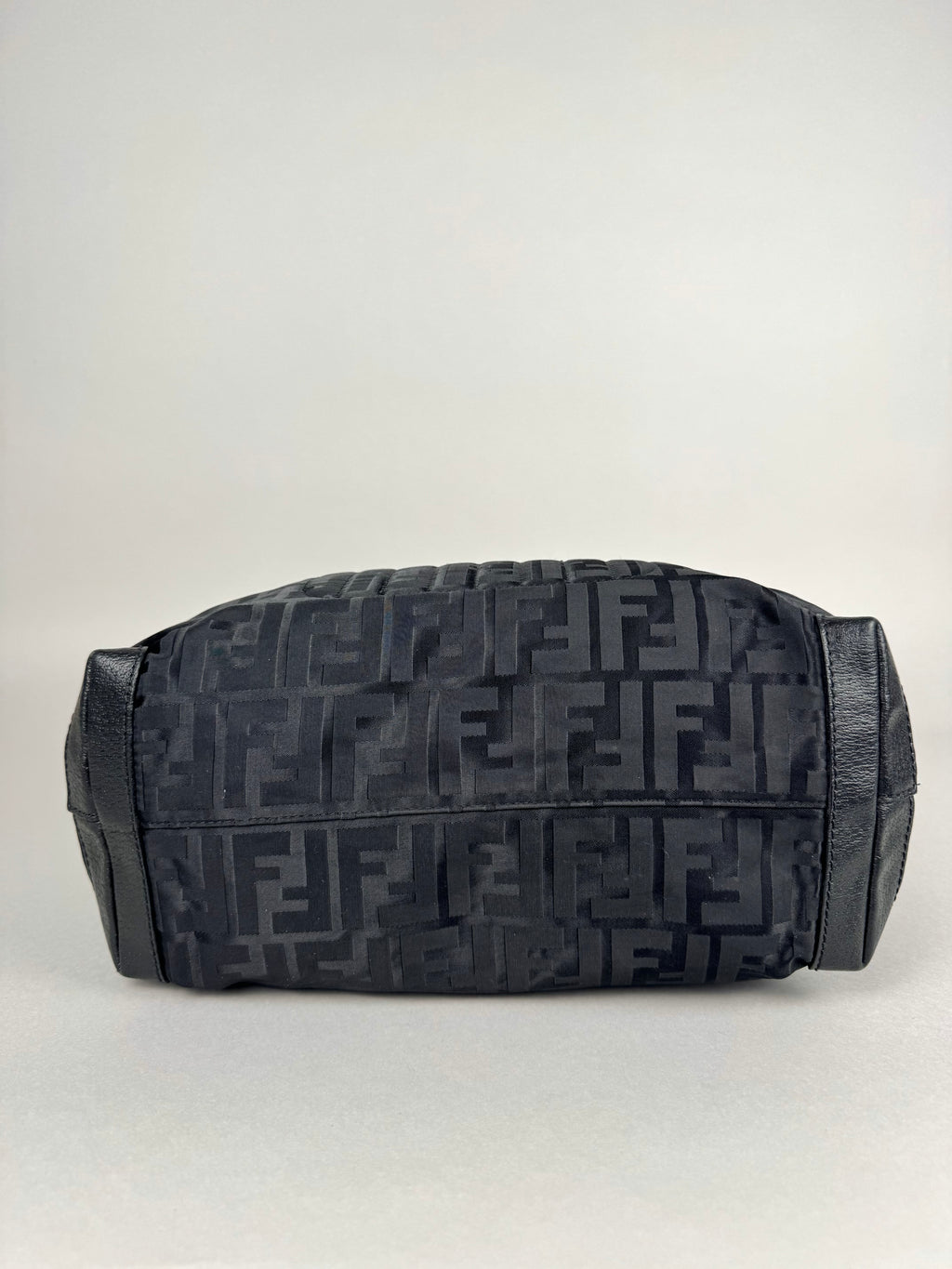 Fendi Monogram Zucca Zip Code Shoulder