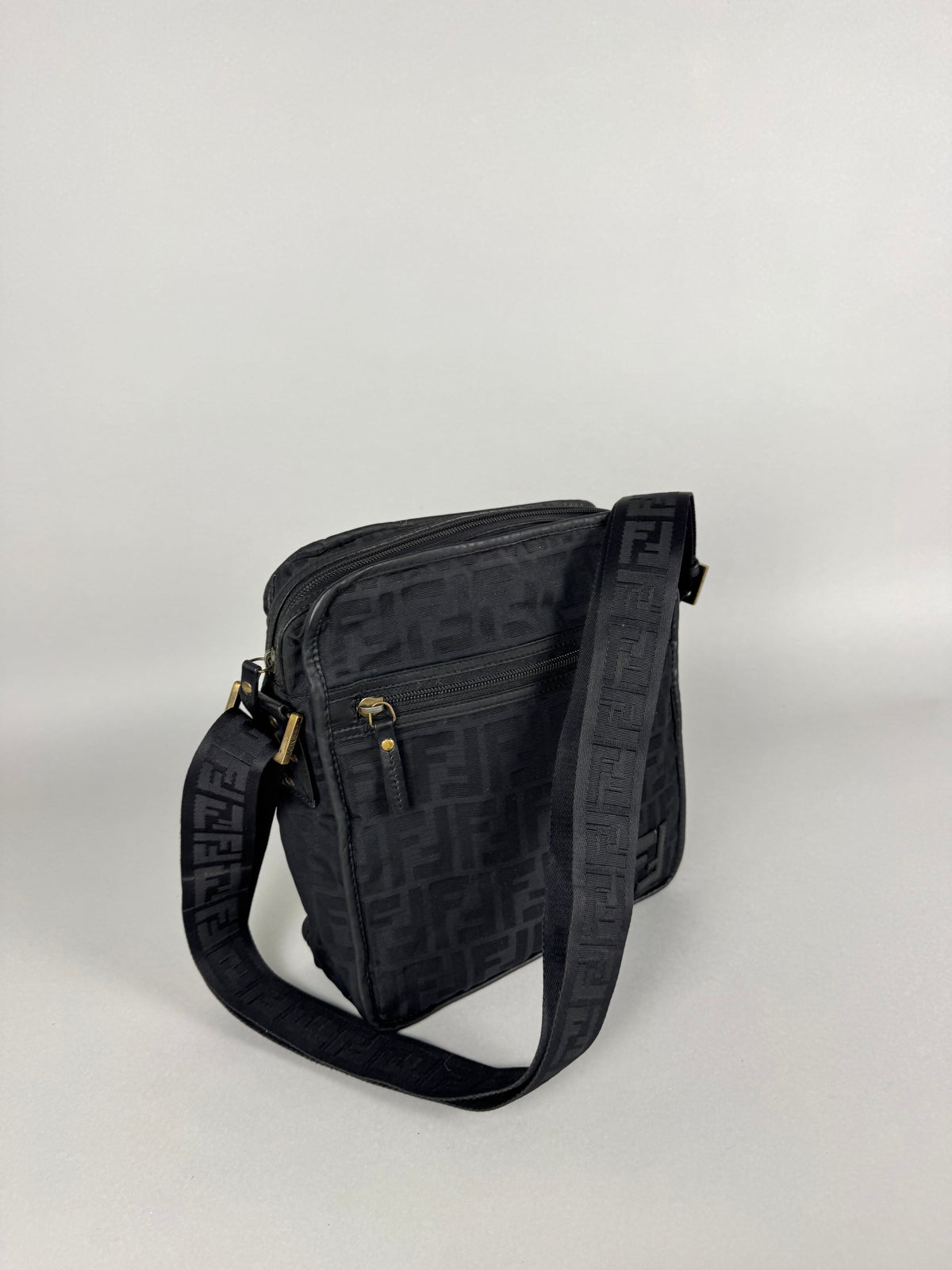 Fendi Monogram Black Crossbody